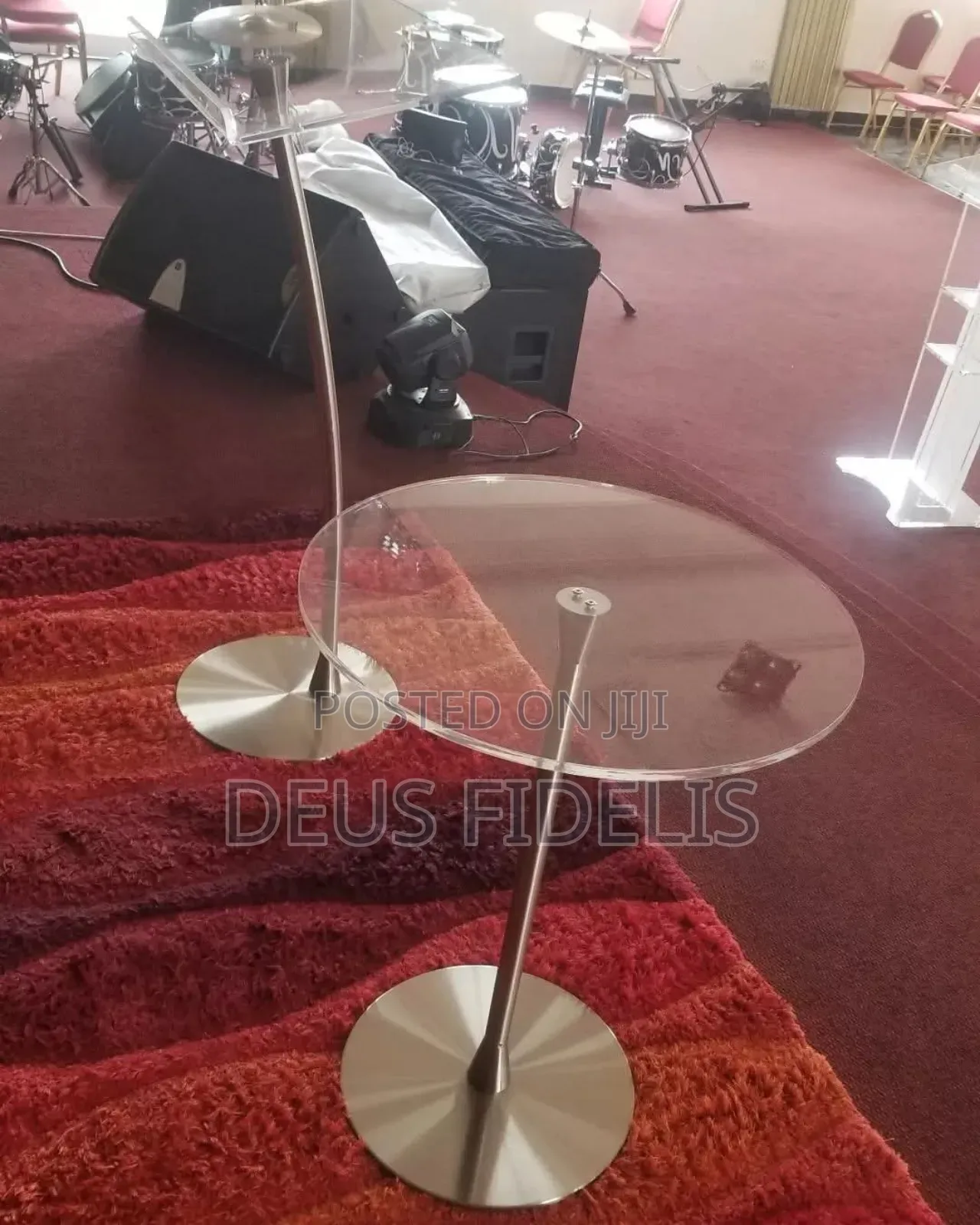 Modern Church Pulpit With Side Stools for Church