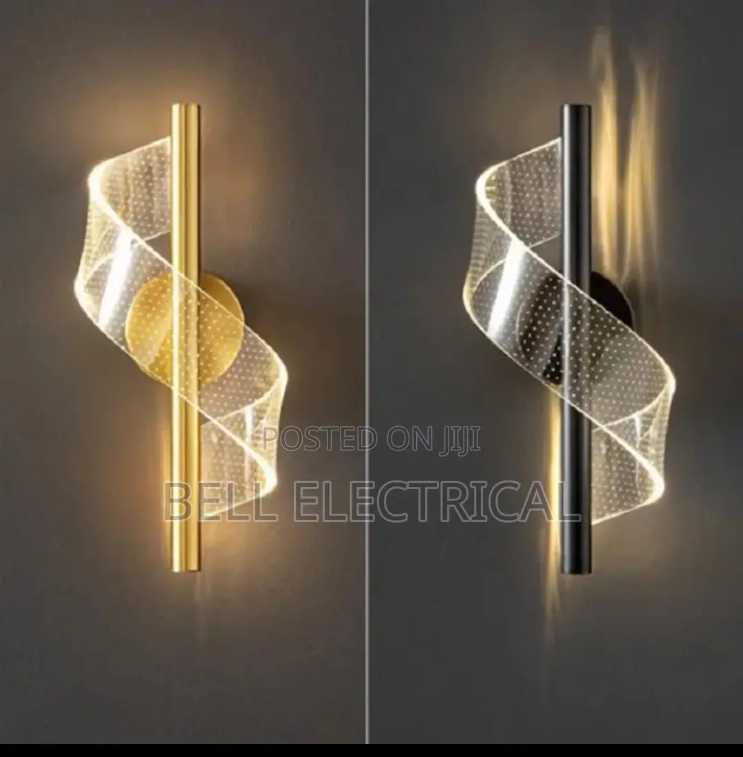 Luxury Led Spiral Wall Lamp