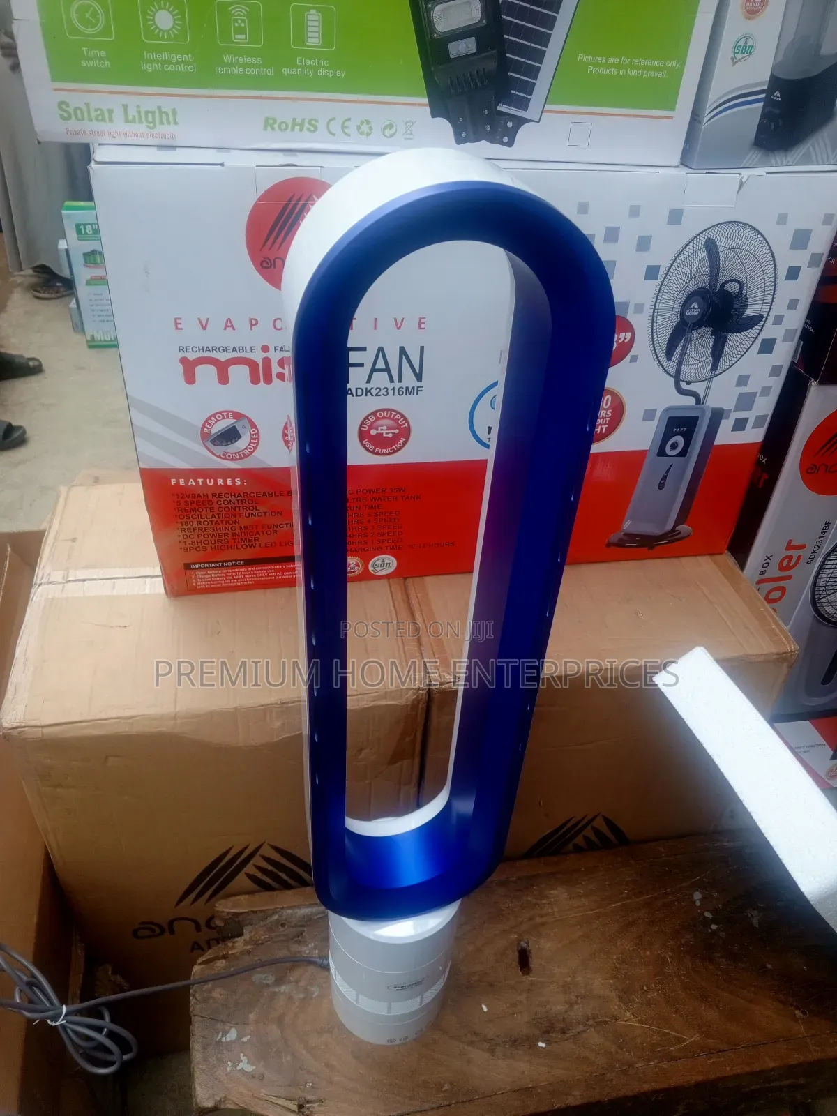 Eurosonic Bladeless Fan 42 Inches