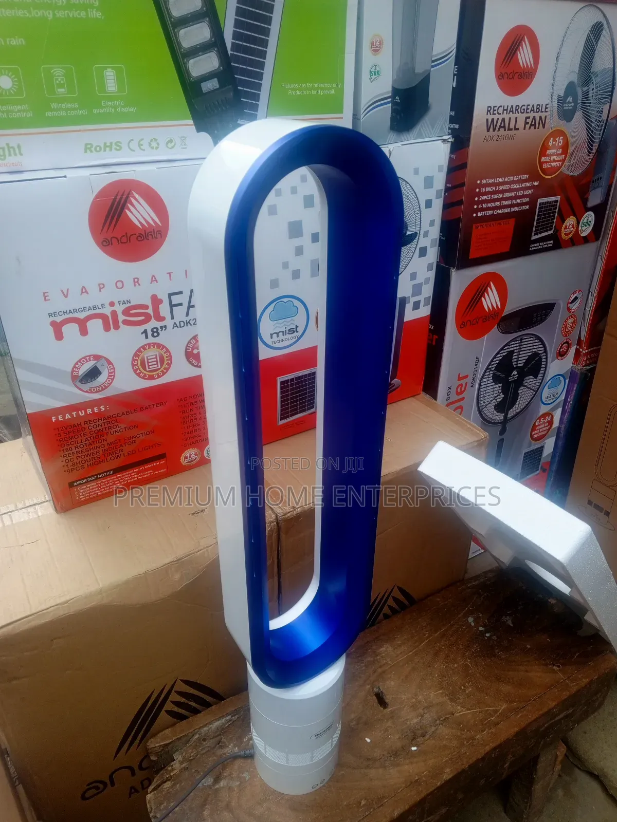 Eurosonic Bladeless Fan 42 Inches