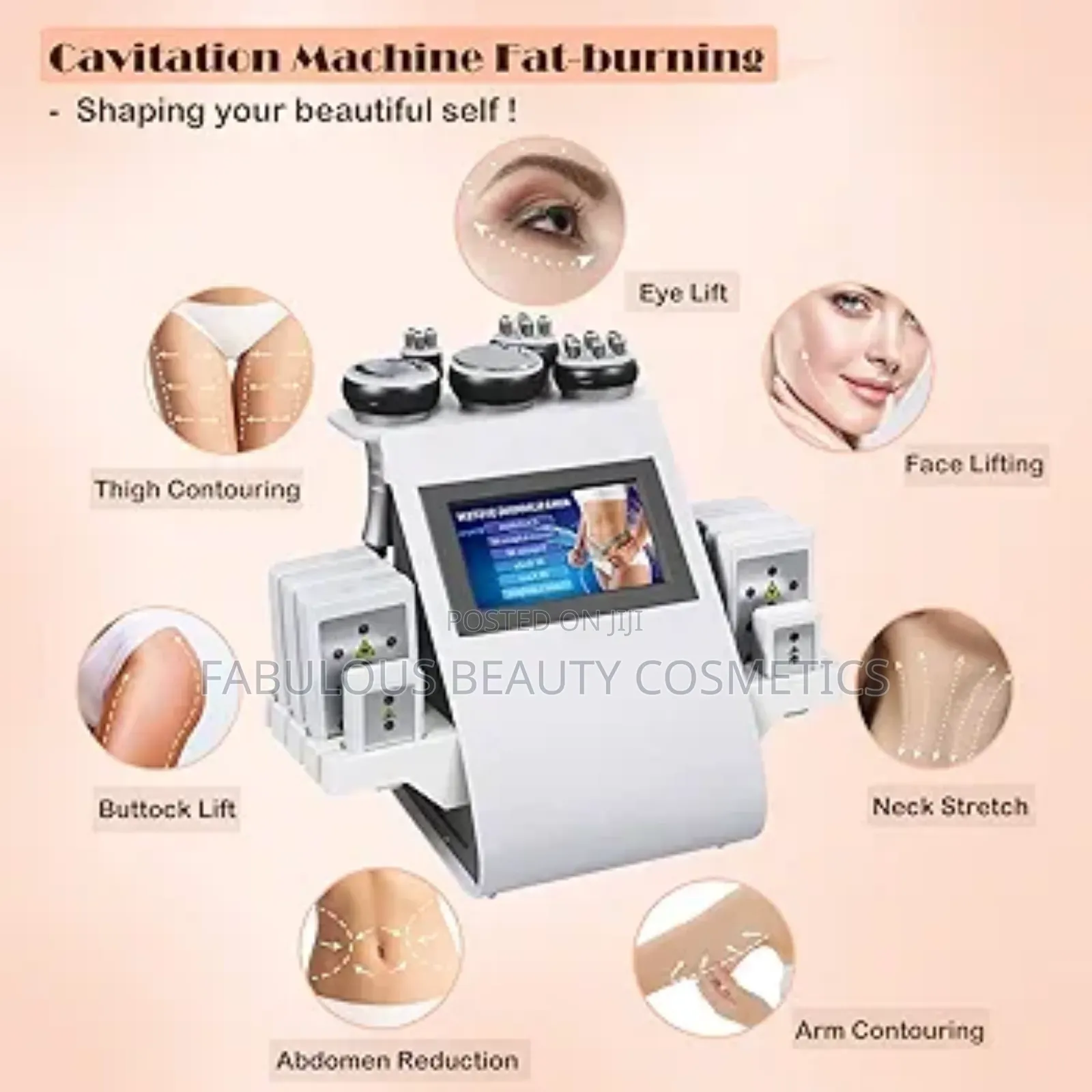 Babiloon Cavitation Machine, 7 in 1 Body Beauty Machine.