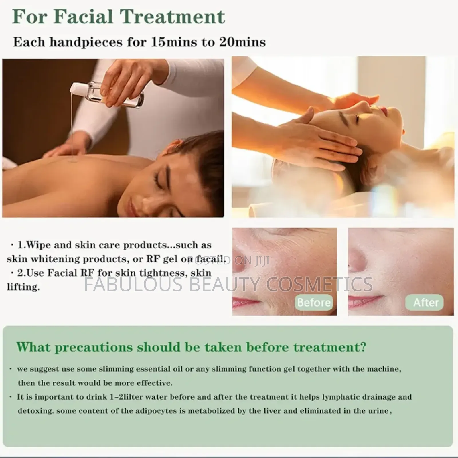 Babiloon Cavitation Machine, 7 in 1 Body Beauty Machine.