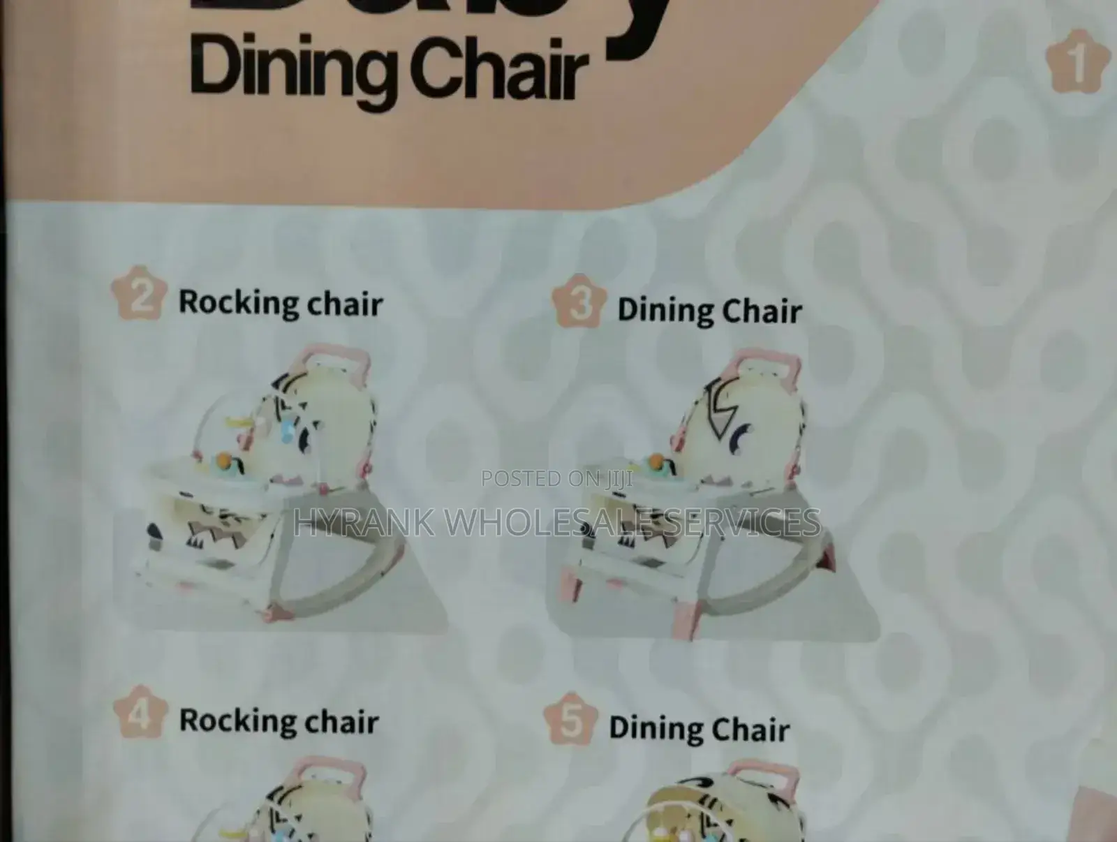 5 in 1 Baby Dinning Chair 