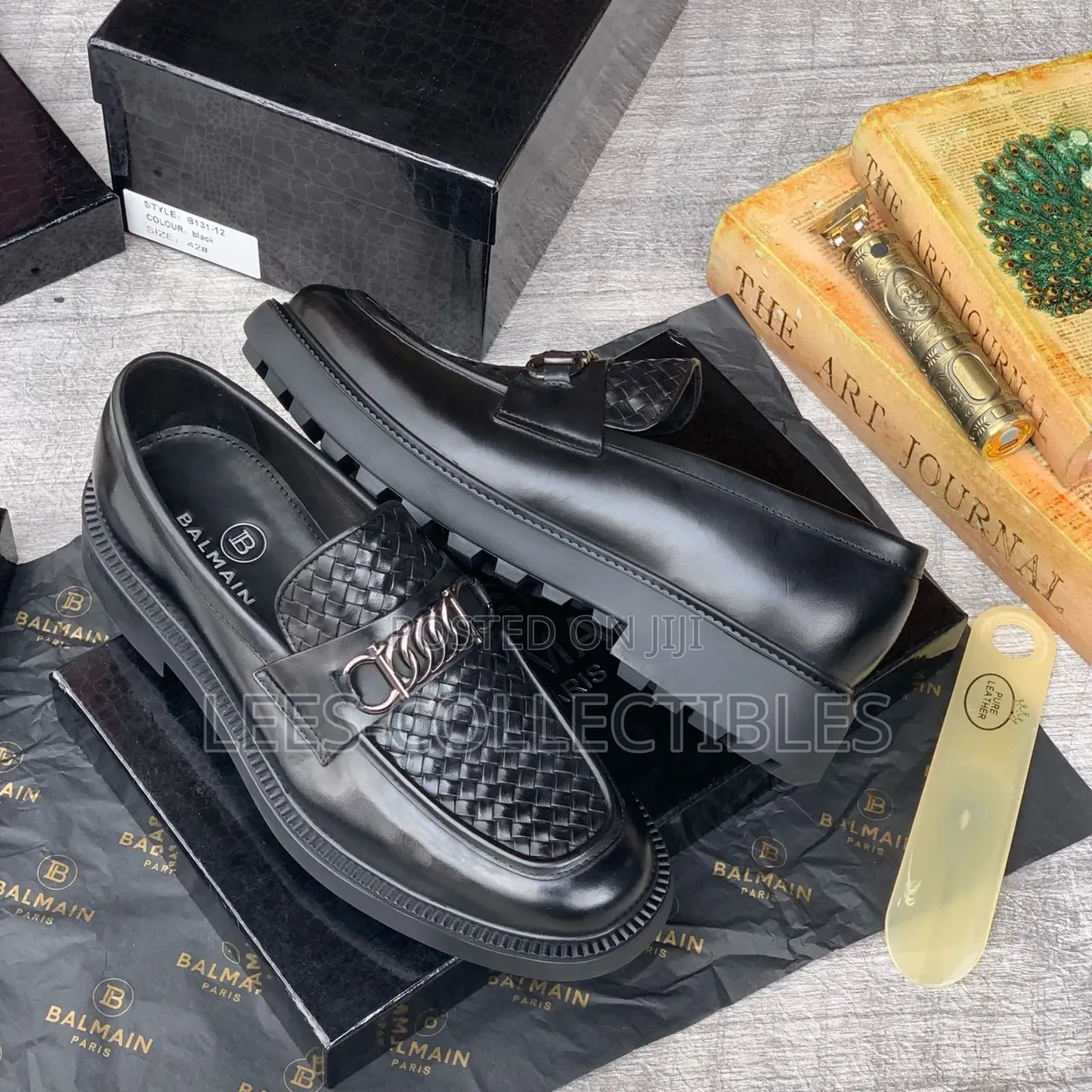 Original Leather Balmain Shoes