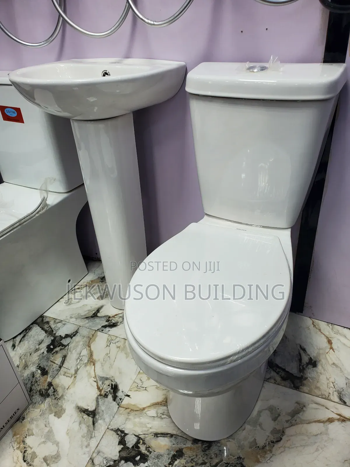 Wc Set Golden Diamond Milano.