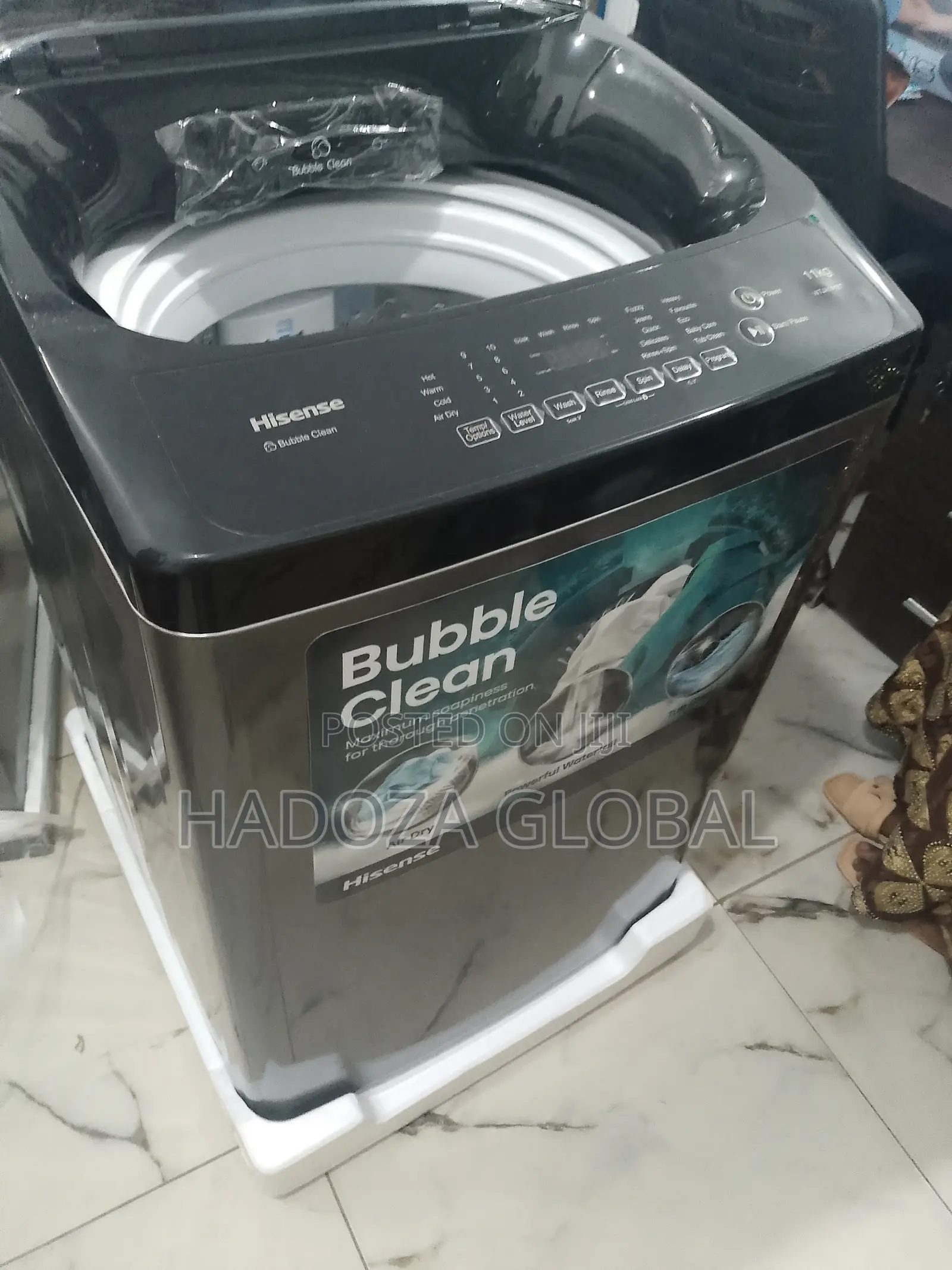Cleean Big With Hisense Washing Machine