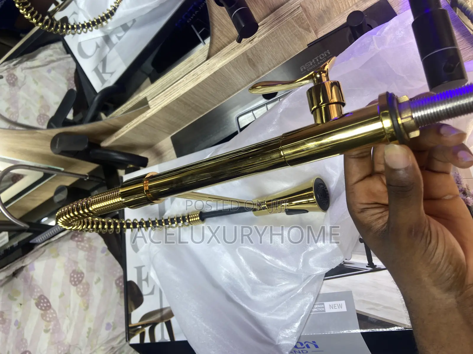 Golden Mixer Faucet Tap Mixer