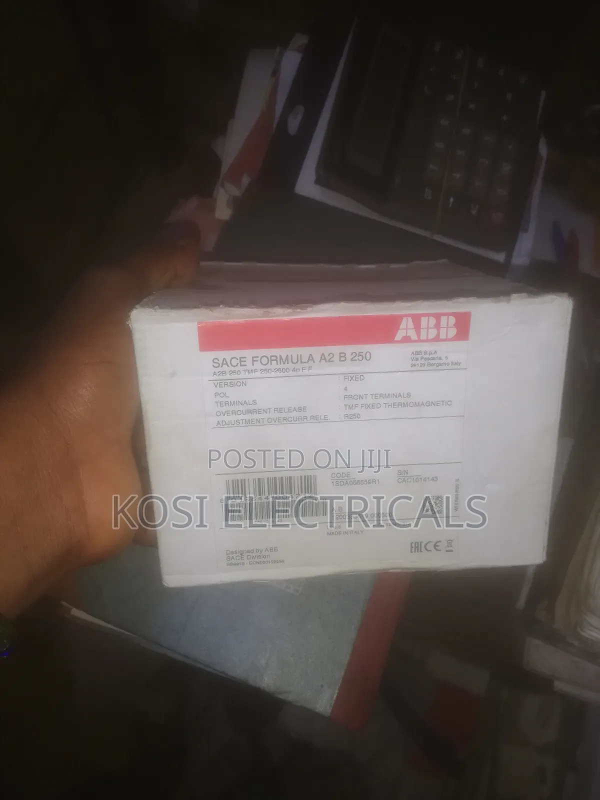 Abb McCb Breaker 250a