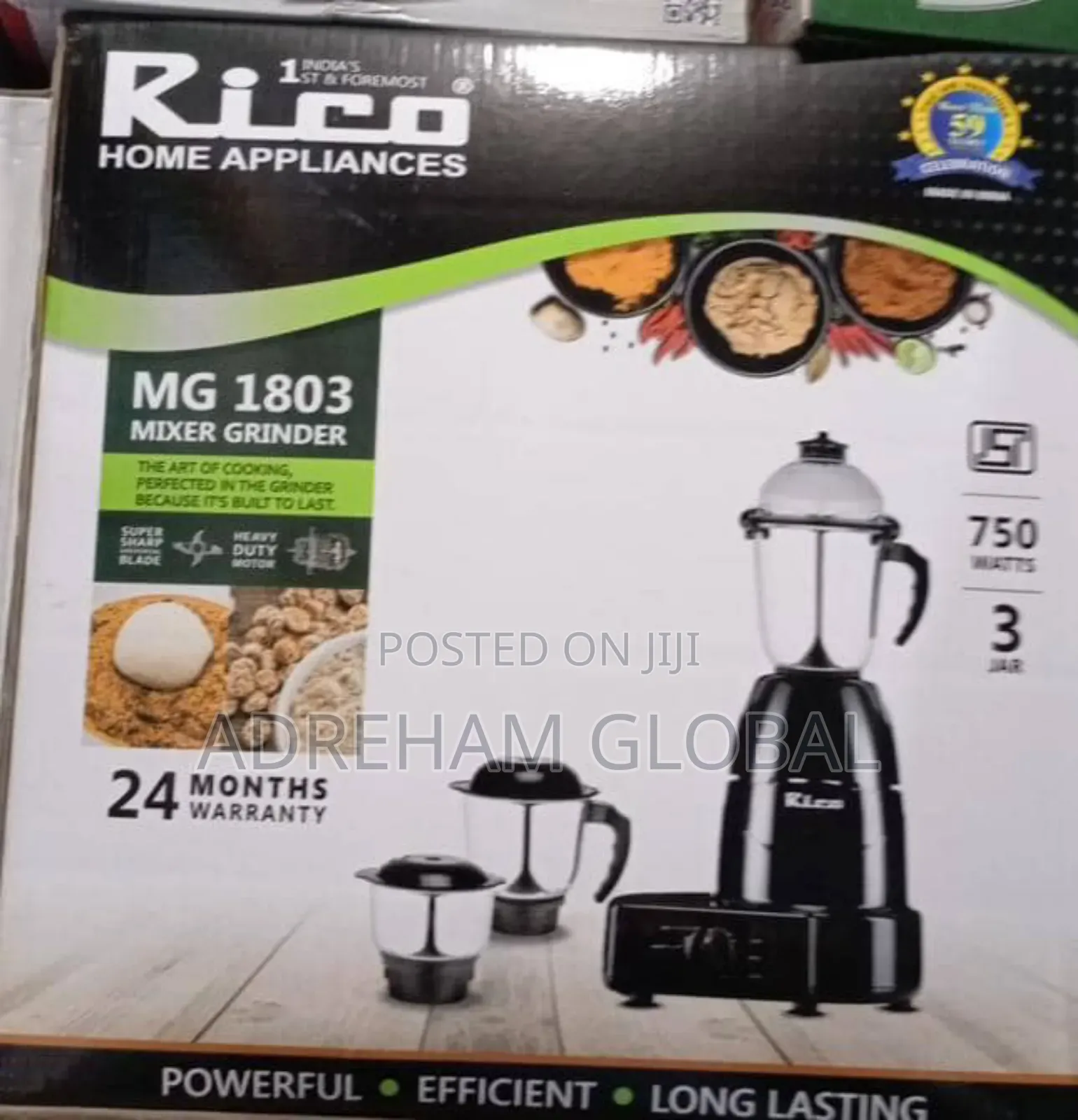 Rico Grinder Blender 750w Heavy Duty