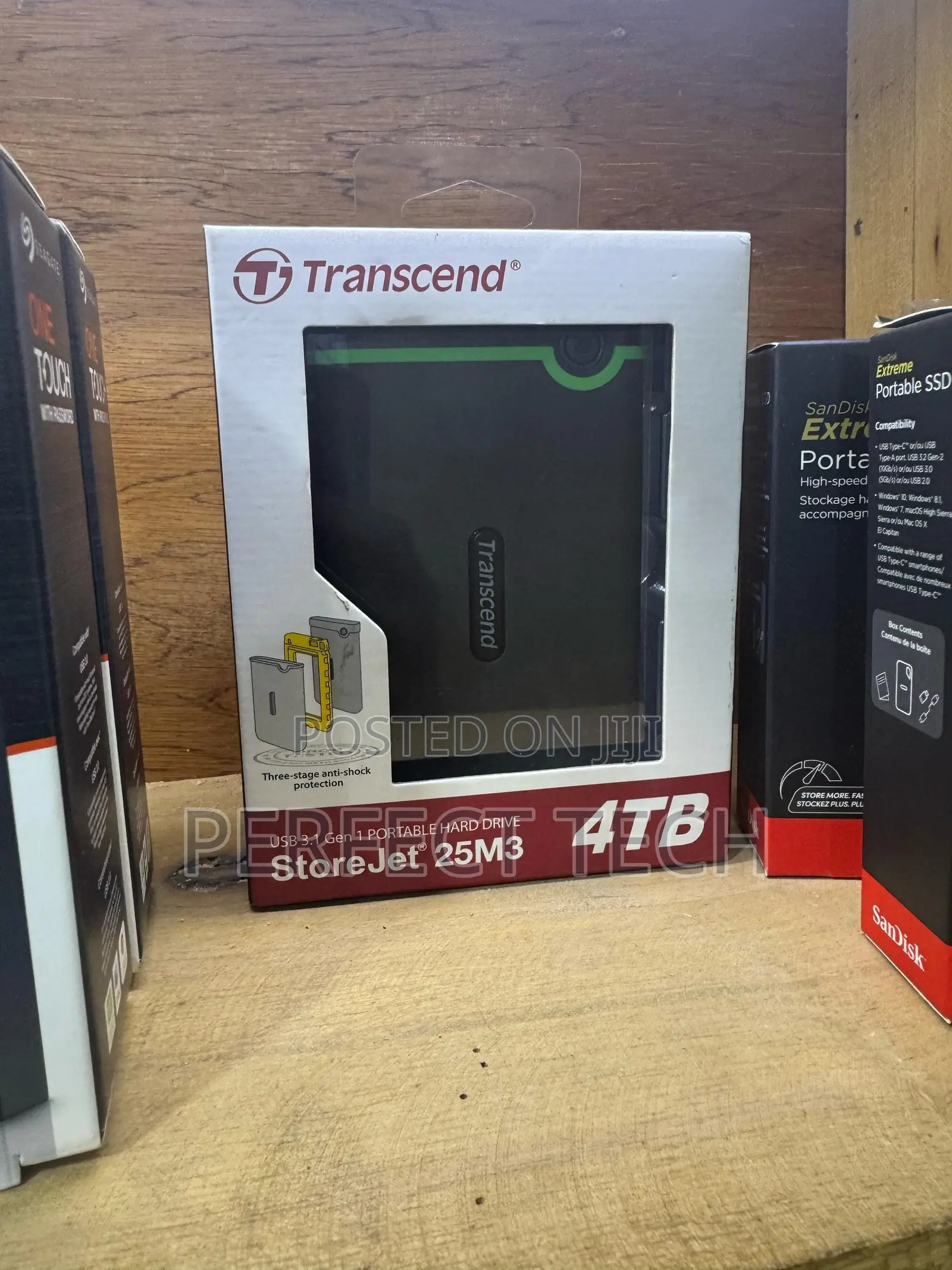 Transcend 4tb Storejet 25h3 Portable Hard Drive