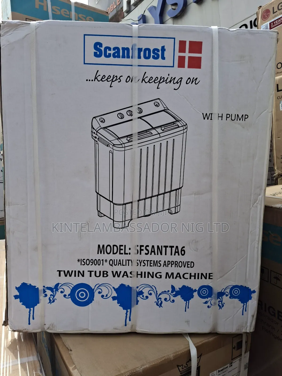 Scanfrost Twin Tub Washing Machine-6.5kg