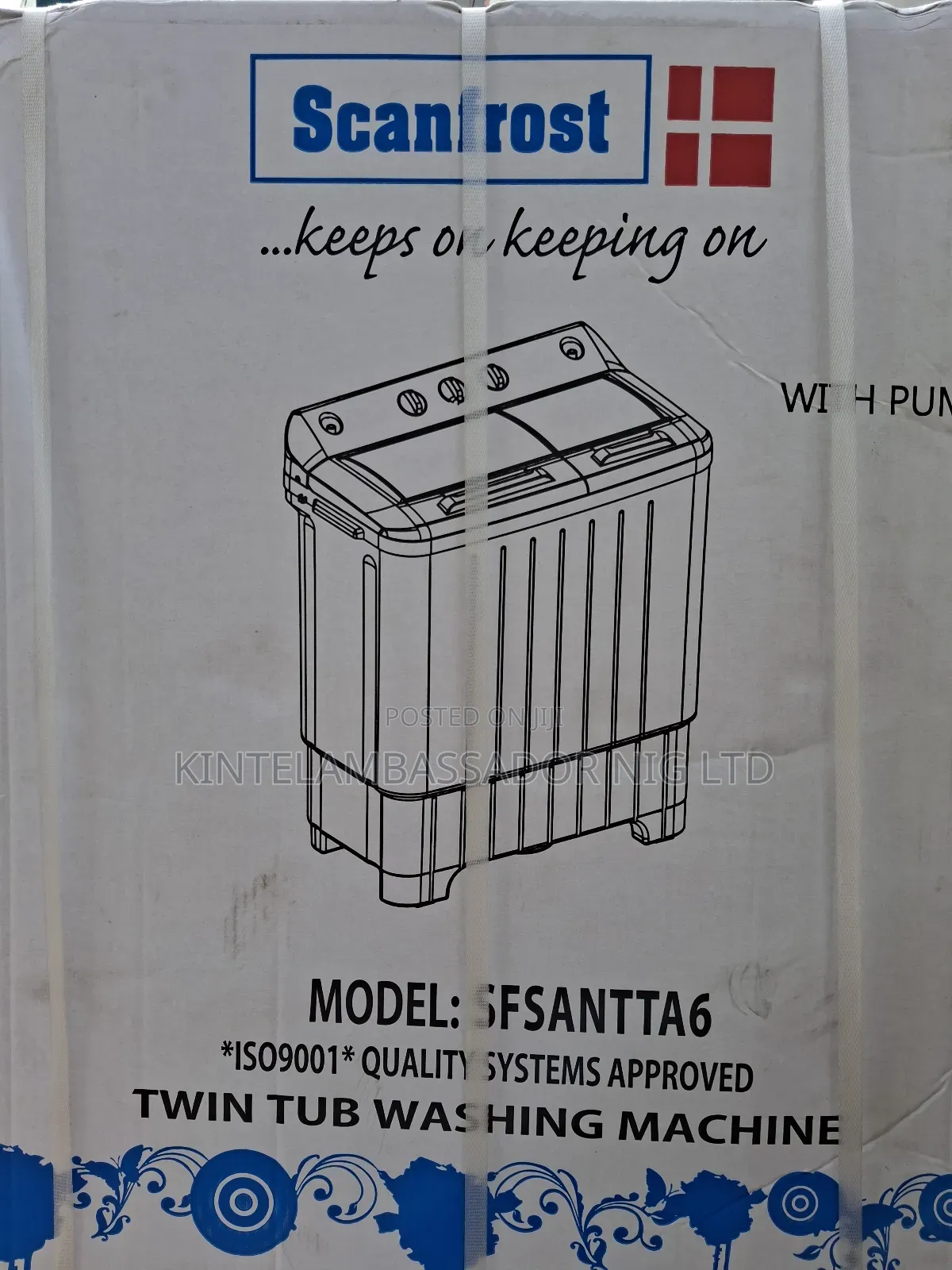 Scanfrost Twin Tub Washing Machine-6.5kg