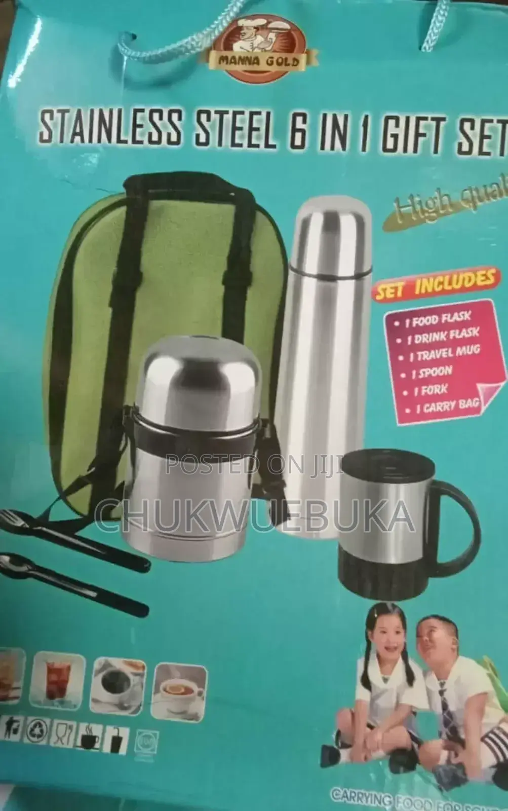 3 Set of Stainless Water Bottle