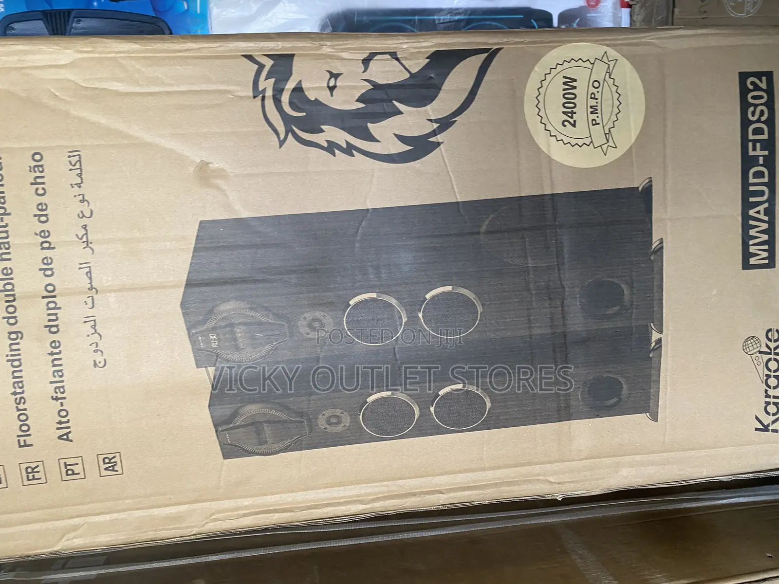 Mewe 2400watts Tower Speaker