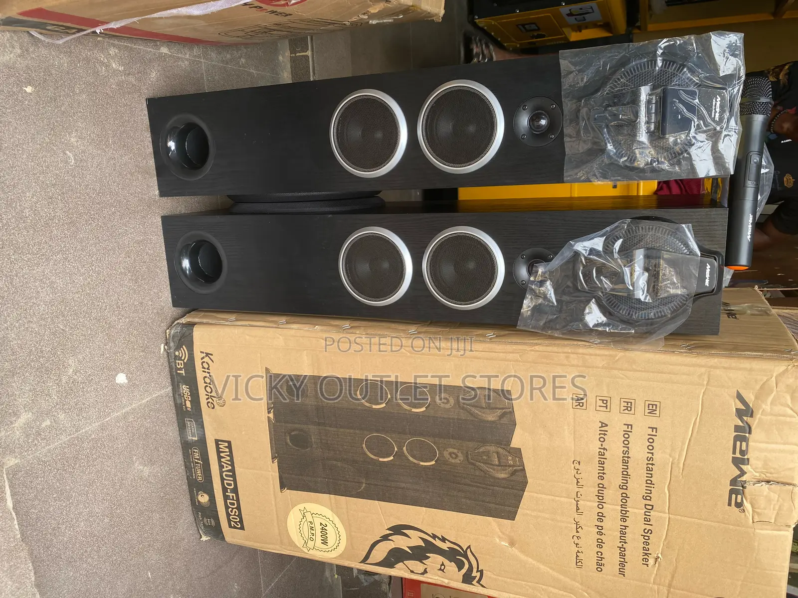 Mewe 2400watts Tower Speaker