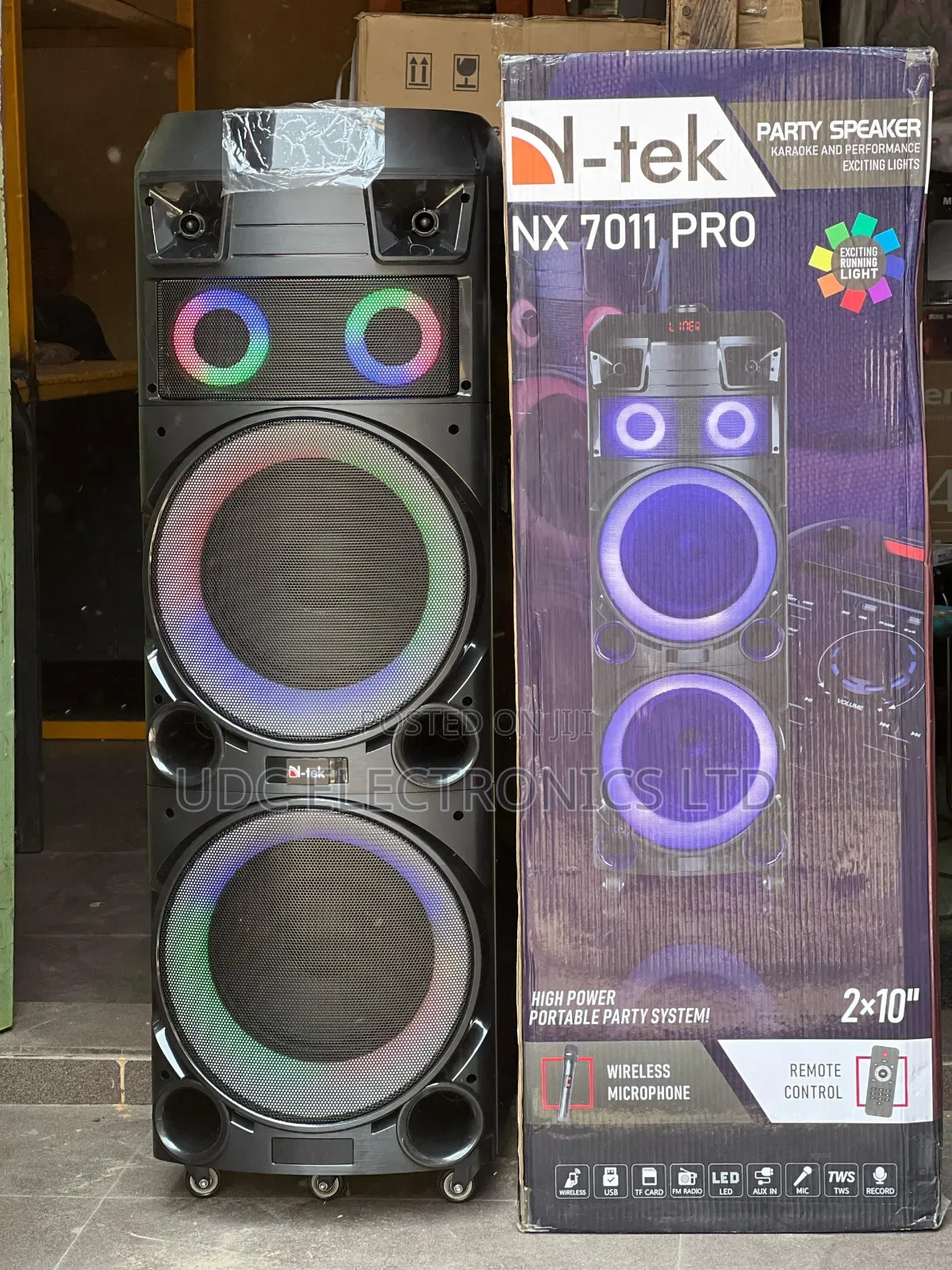 N-tek Nx 7011 Pro Rechargeable Party Speaker