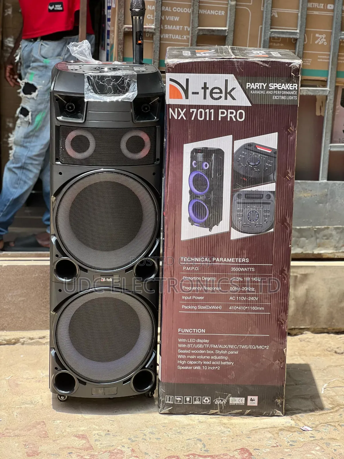 N-tek Nx 7011 Pro Rechargeable Party Speaker
