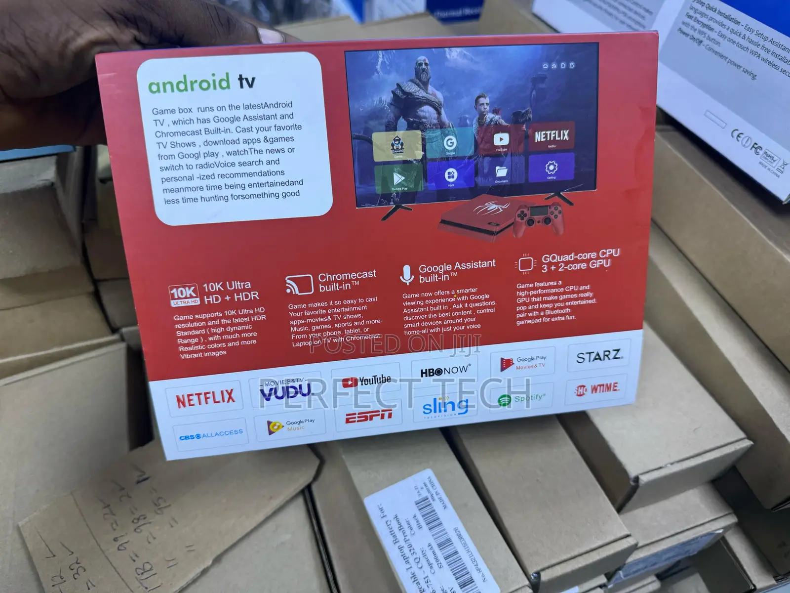 M4 Pro Android Tv Box With Inbuilt Games