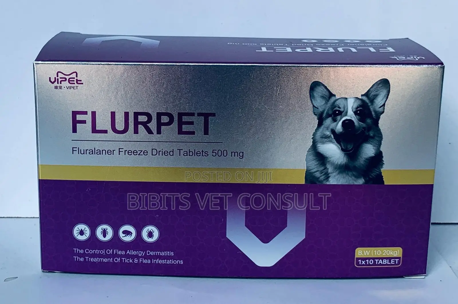 Cheap Fluralaner Anti-Ticks Chew Tablet for Dogs (12 Weeks)