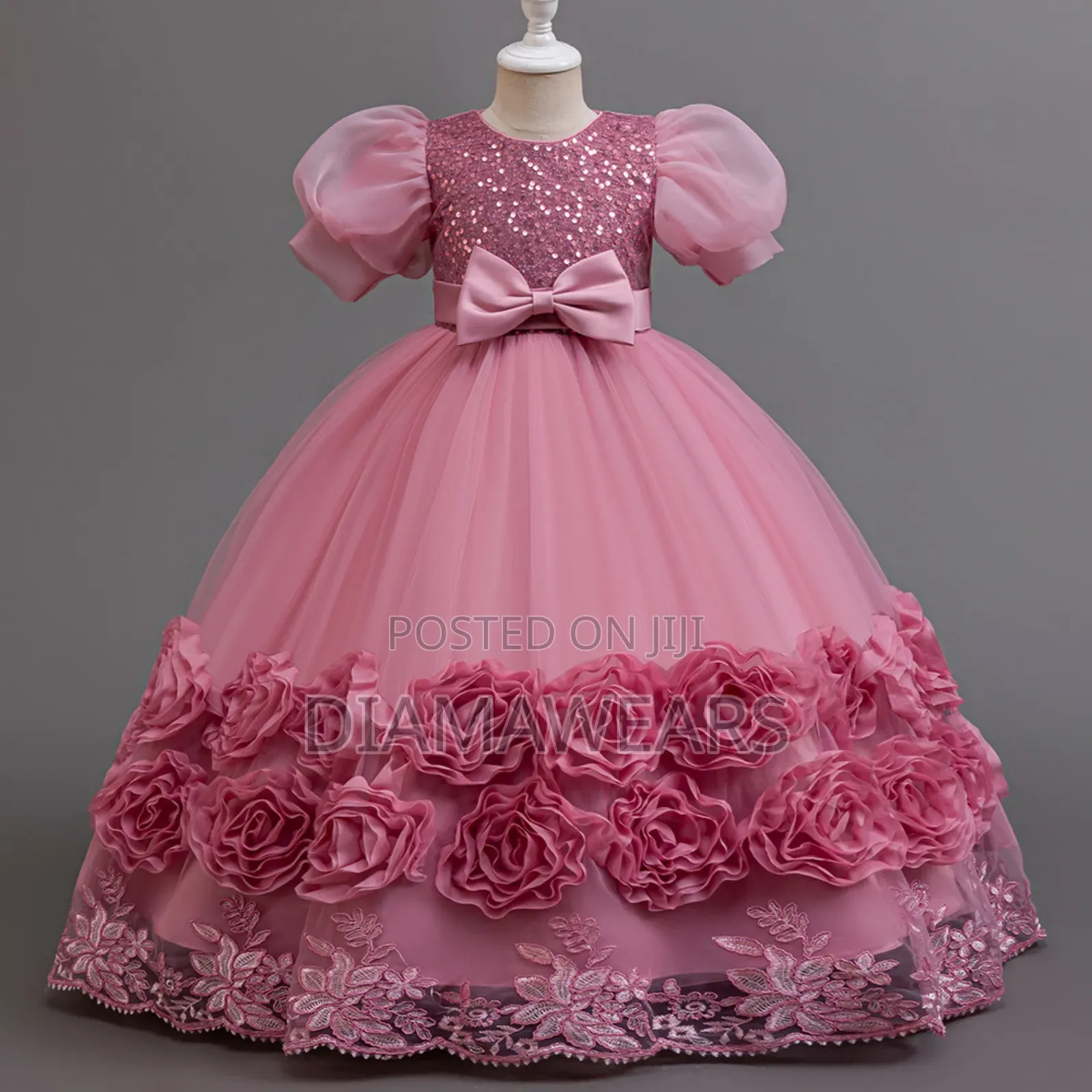 Pink Onion Unique Ball Gown