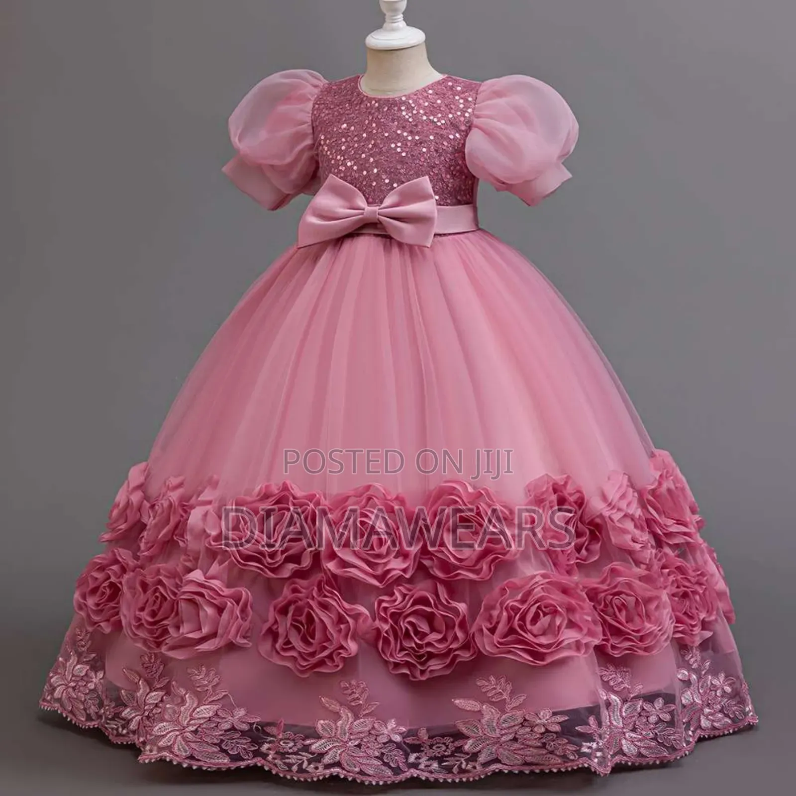 Pink Onion Unique Ball Gown