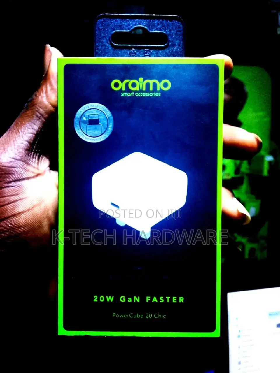 Oraimo Powercube 20w Wall Charger Kit With Lightning Cable