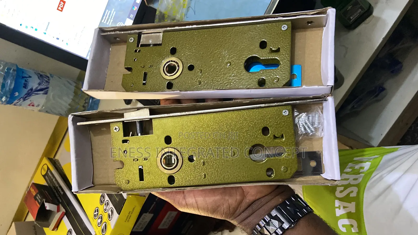 New Series Gold Plated Door Lock Set