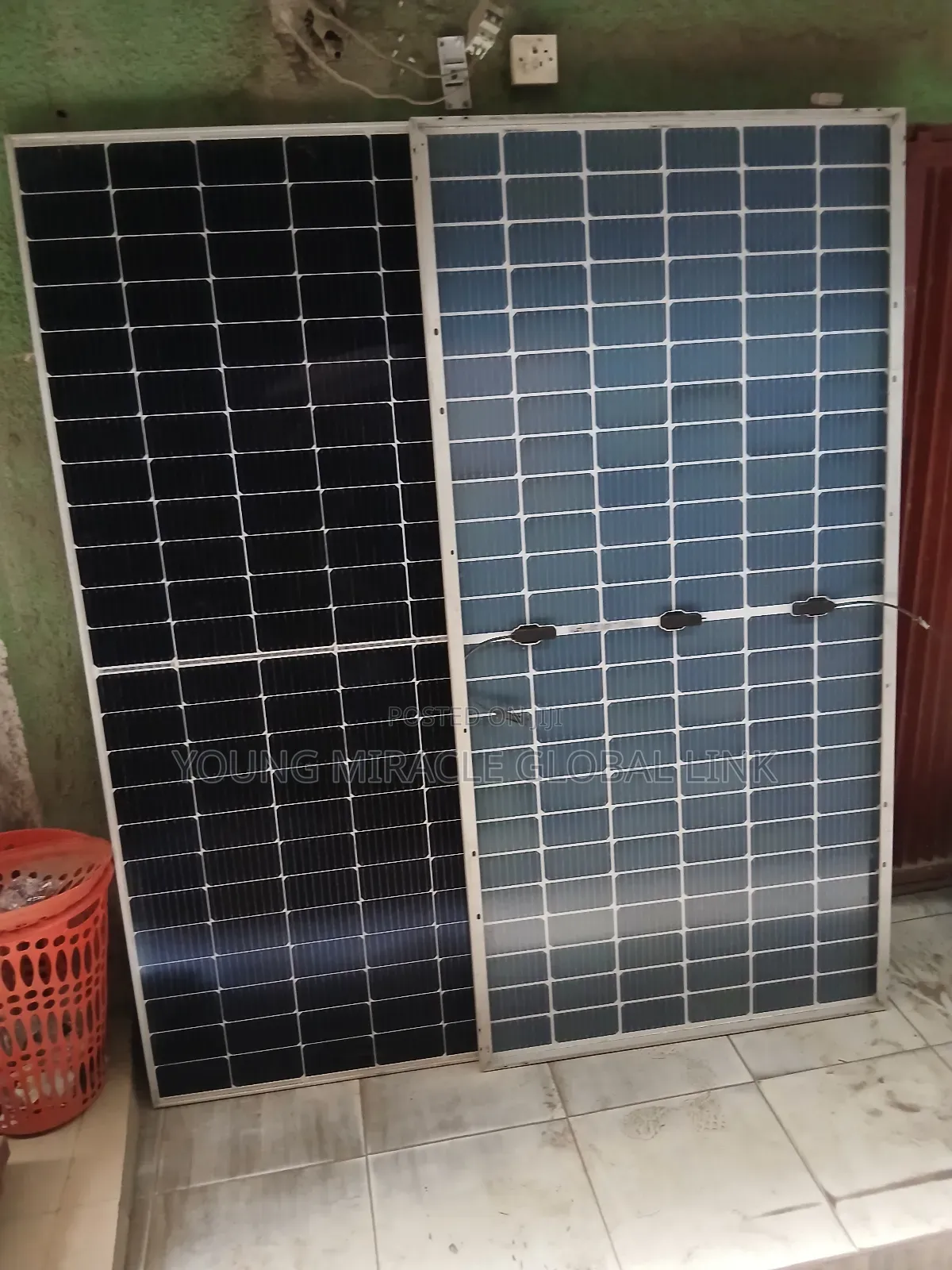 Original 600watts/144cells Jinko Byfacial Solar Panel