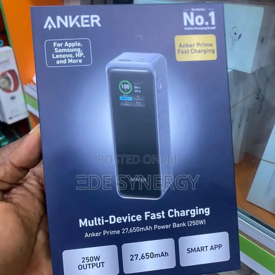 Anker Prime Laptop Power Bank 250w 27650mah