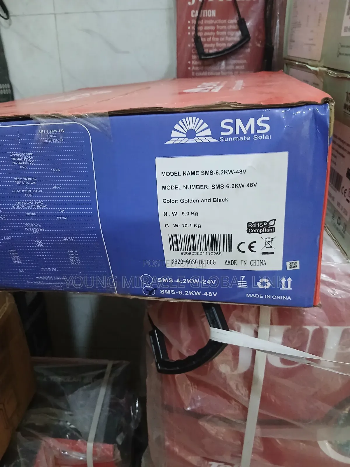 6.2kva 48v SMS Hybrid Inverter