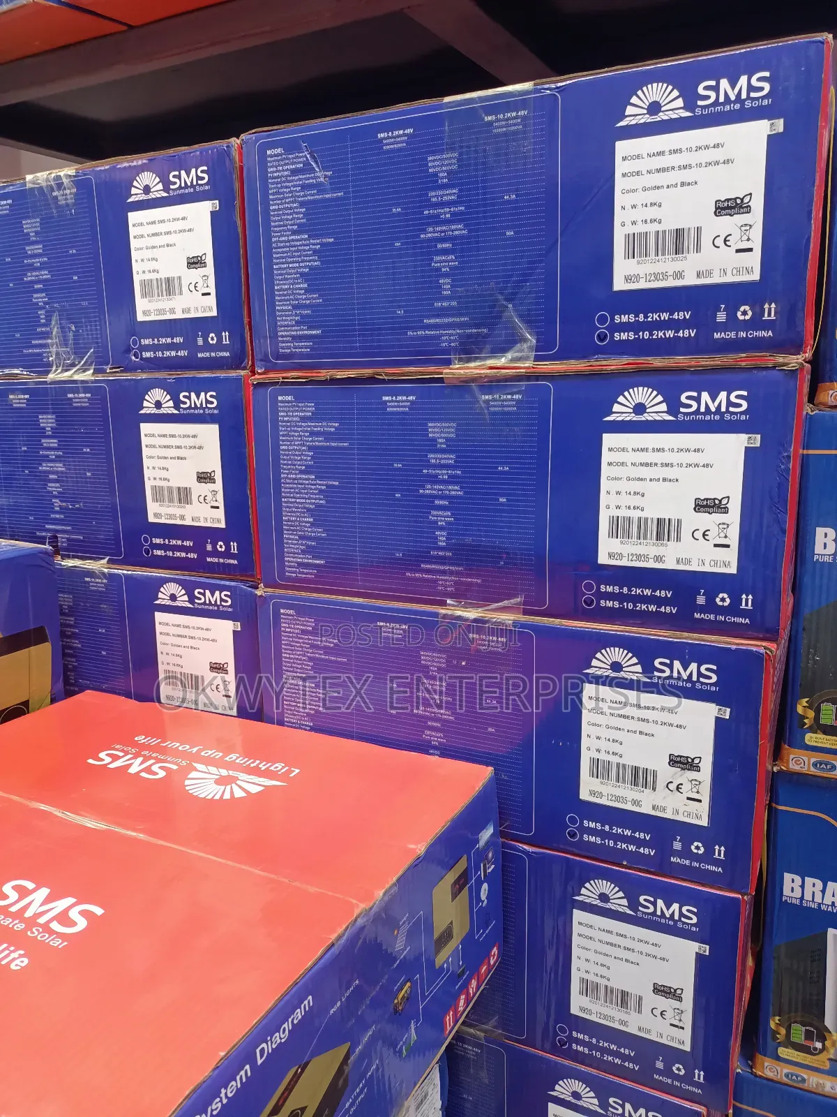 10.2kva 48volts Sms Hybrid Solar Inverter Much Available