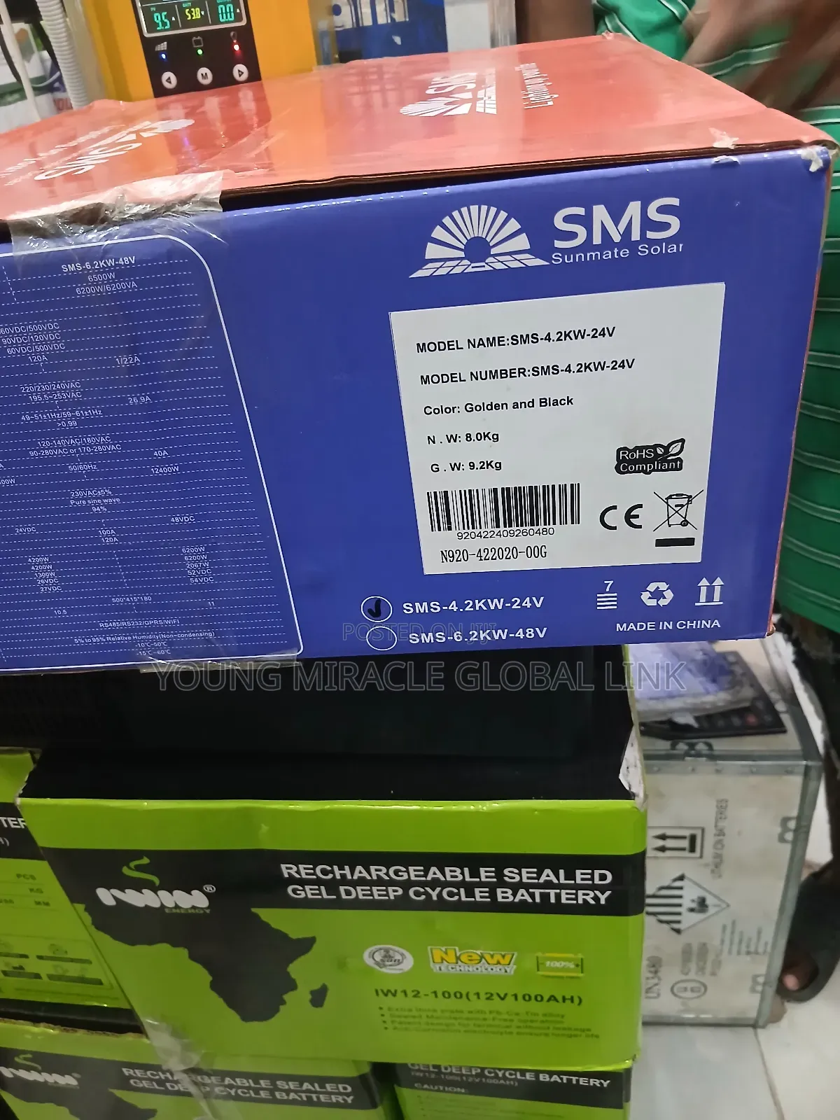Brand New 4.2kva 24v SMS Solar Inverter
