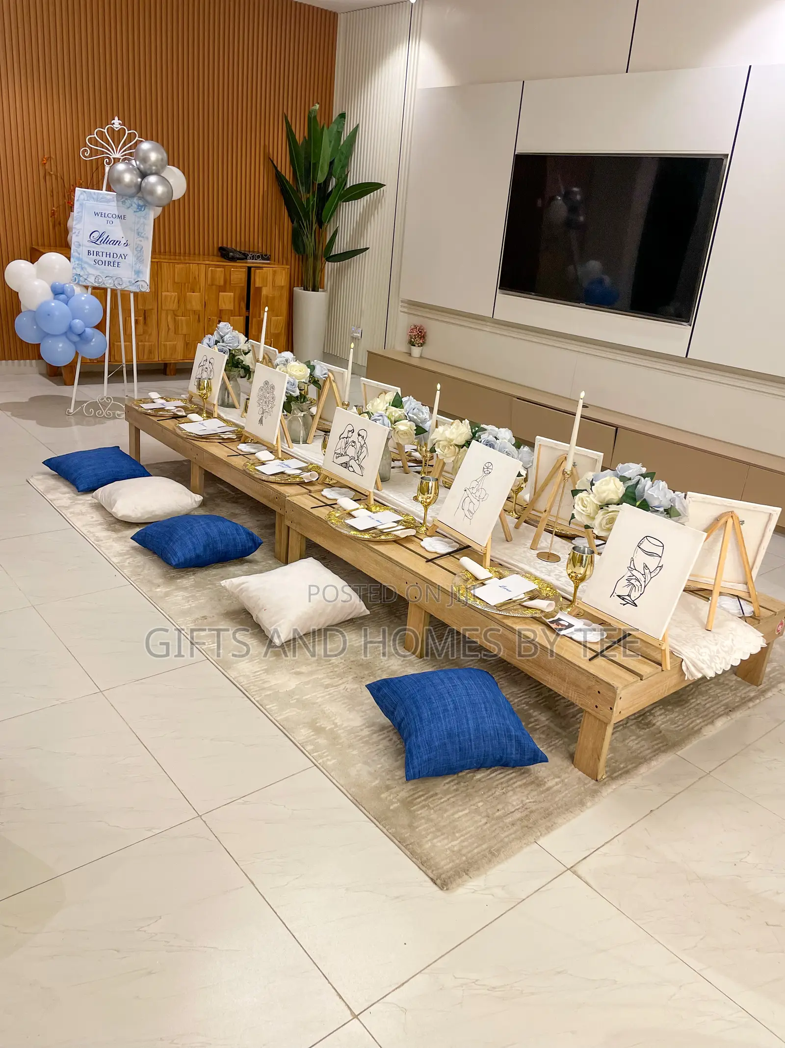 Picnic Style Birthday Decor