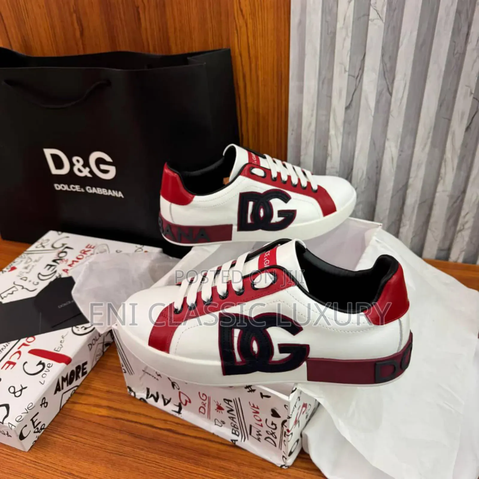 Original Luxury Men's Sneakers Dolce Gabbana Available