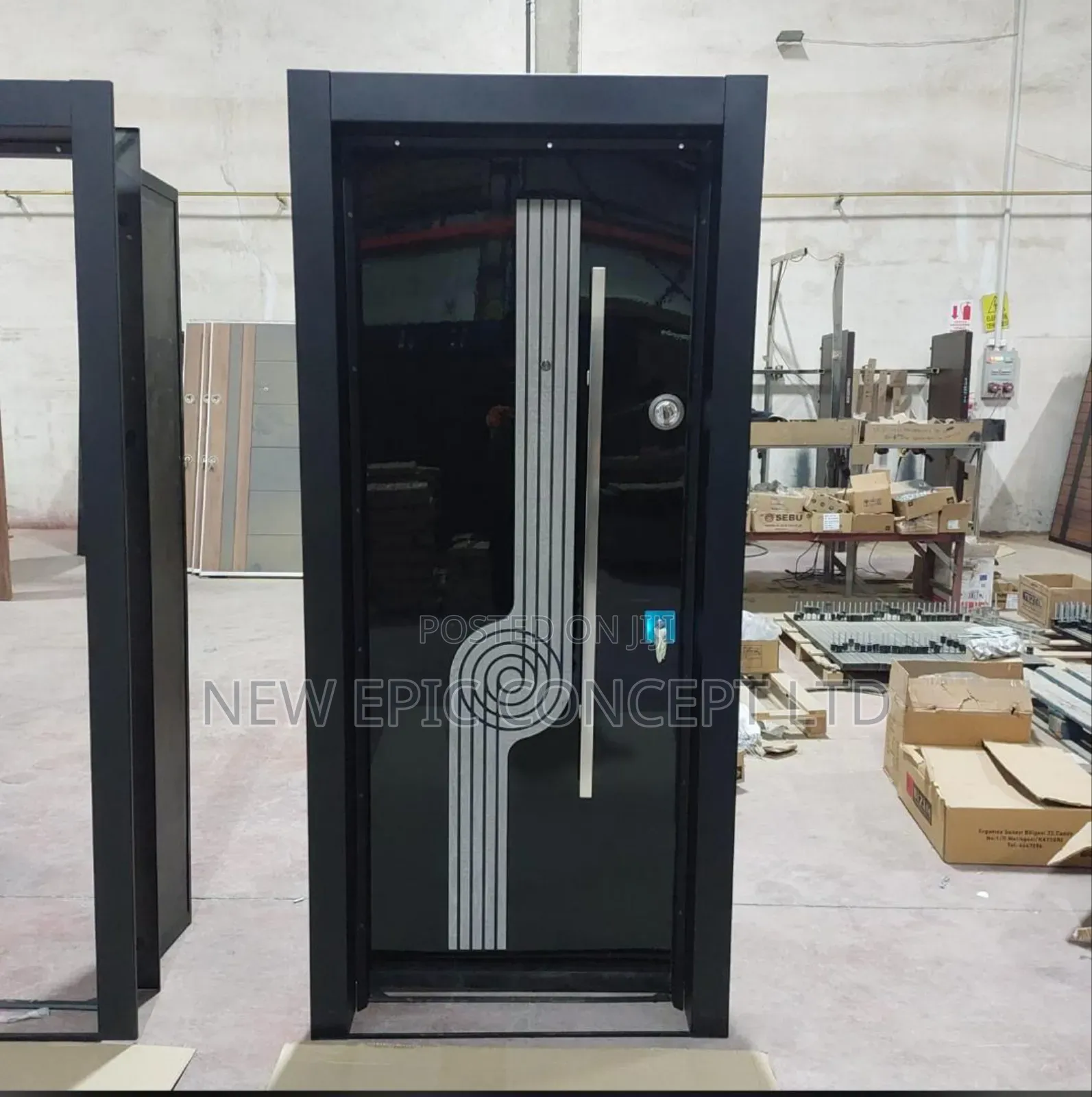 3ft Black Luxury Room Door