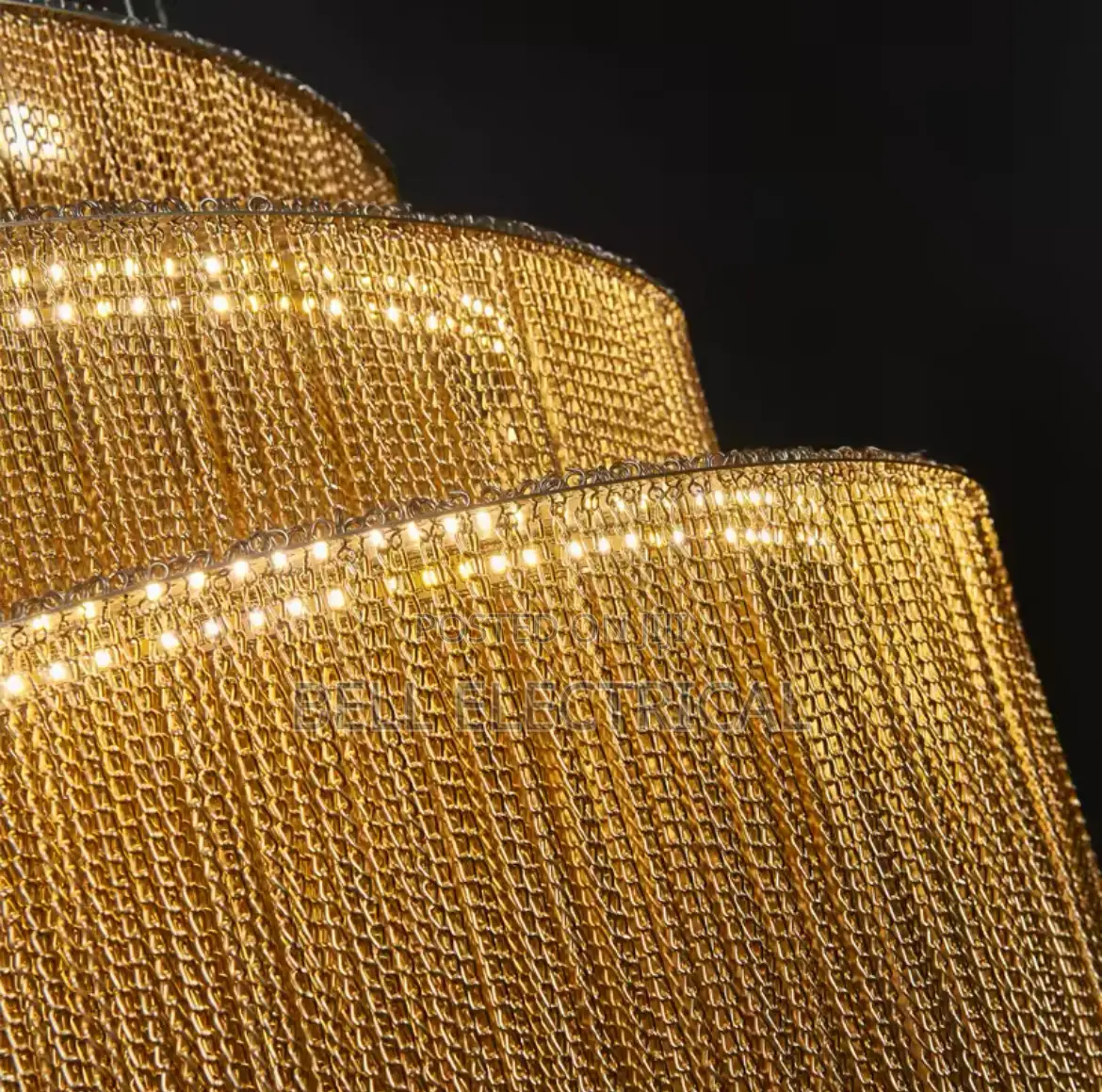 Aluminum Chain Chandelier