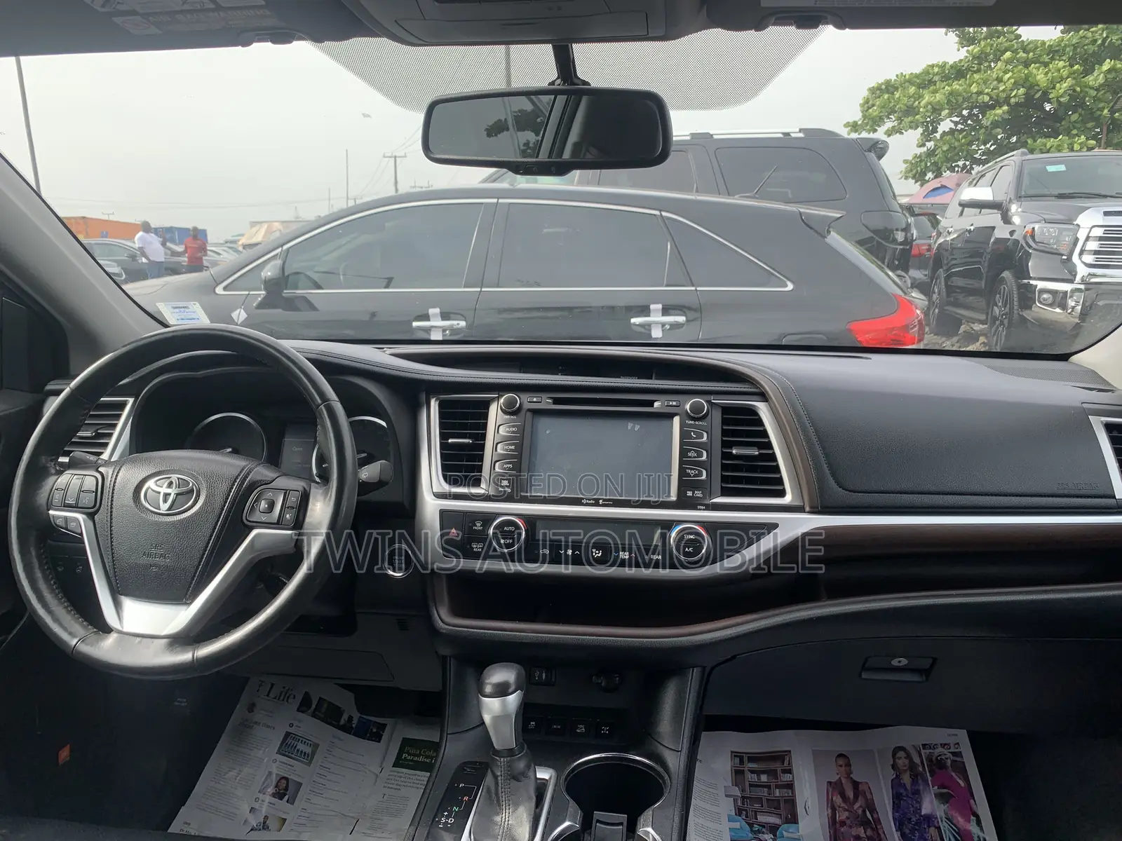 Toyota Highlander Limited V6 4x4 (3.5L 6cyl 6A) 2016 Black