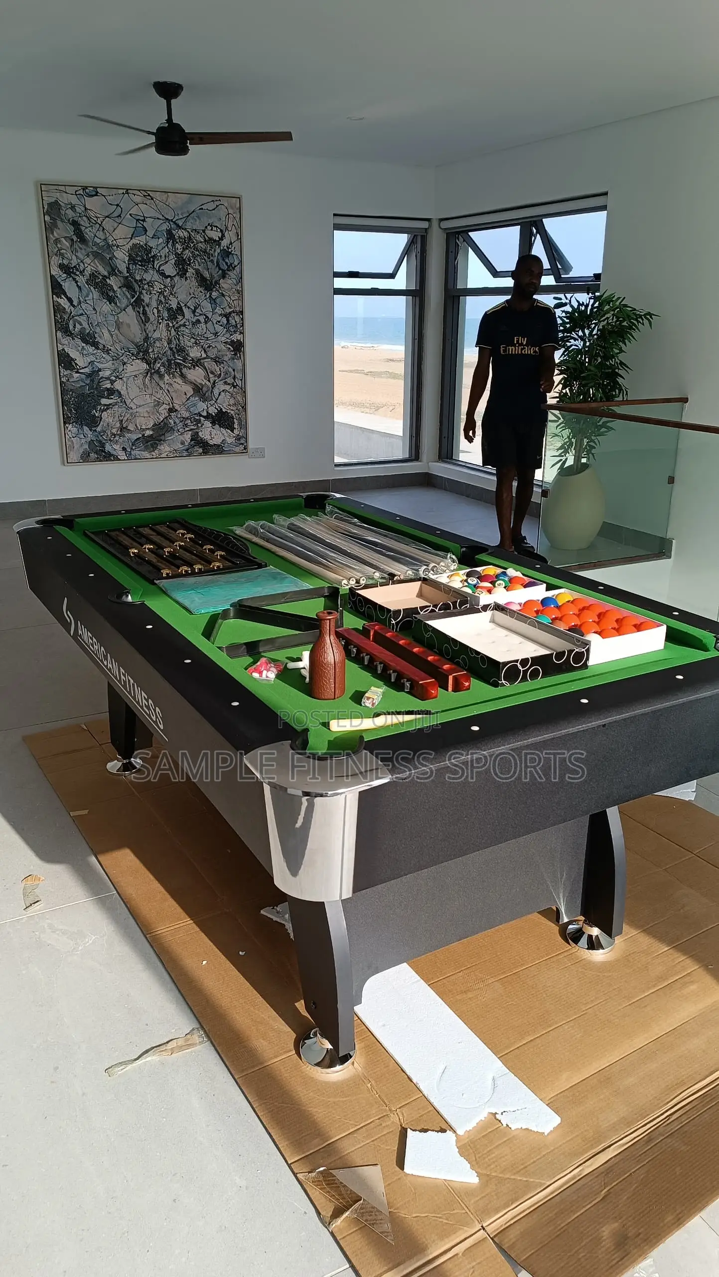 7ft Standard Double Accessories American Fitness Snooker