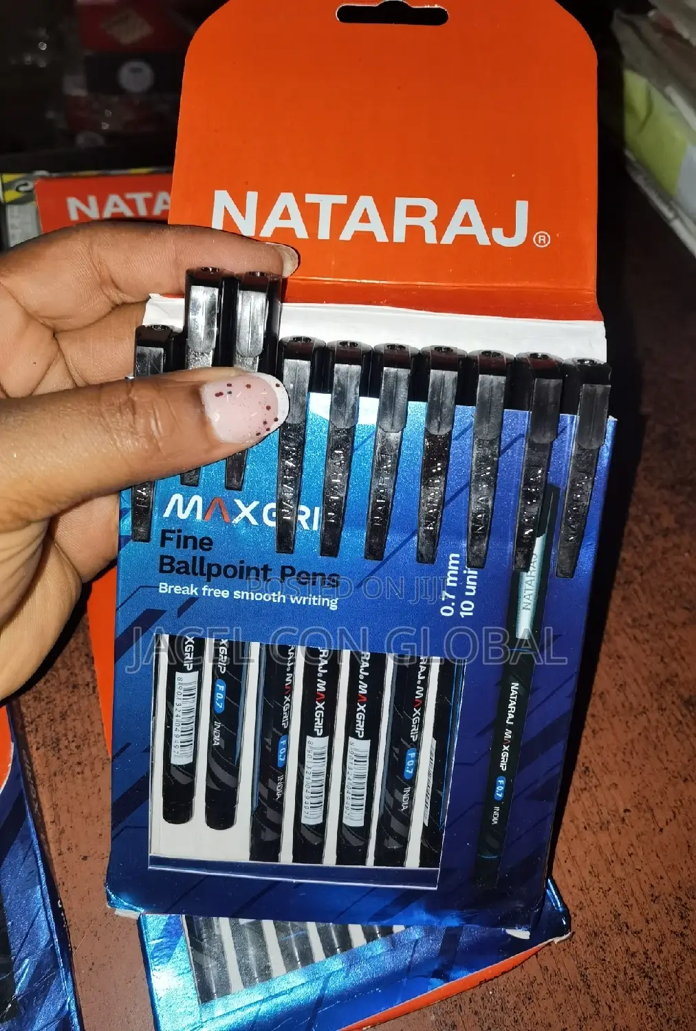 Nataraj Max Grip Pen (Pack of 10 Pieces)