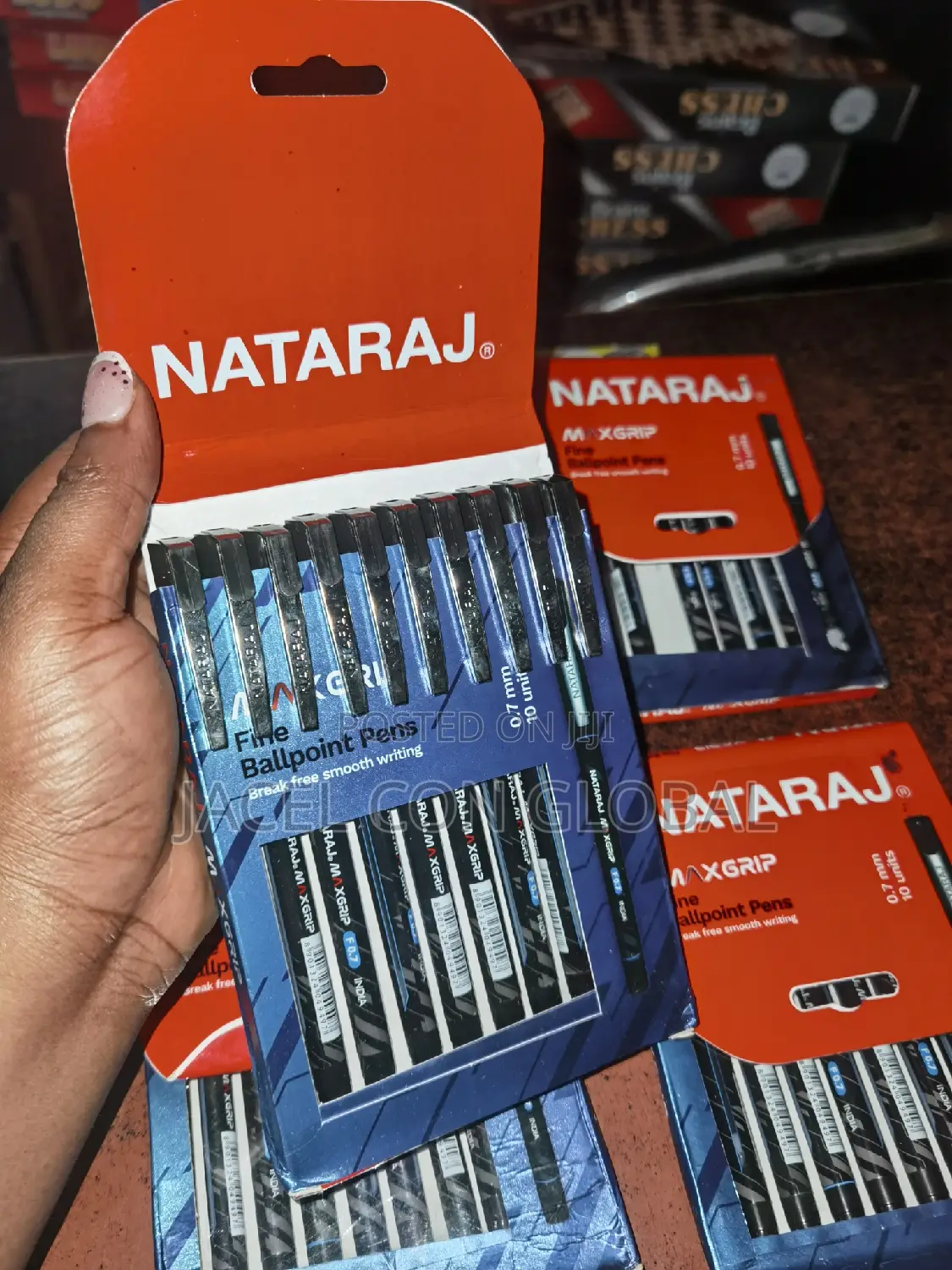Nataraj Max Grip Pen (Pack of 10 Pieces)