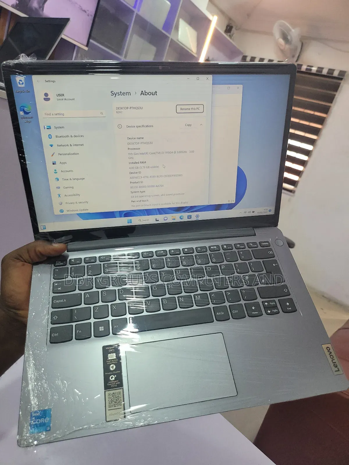 Laptop Lenovo Ideapad 3-14iil05 4GB Intel Core I3 SSD 256GB