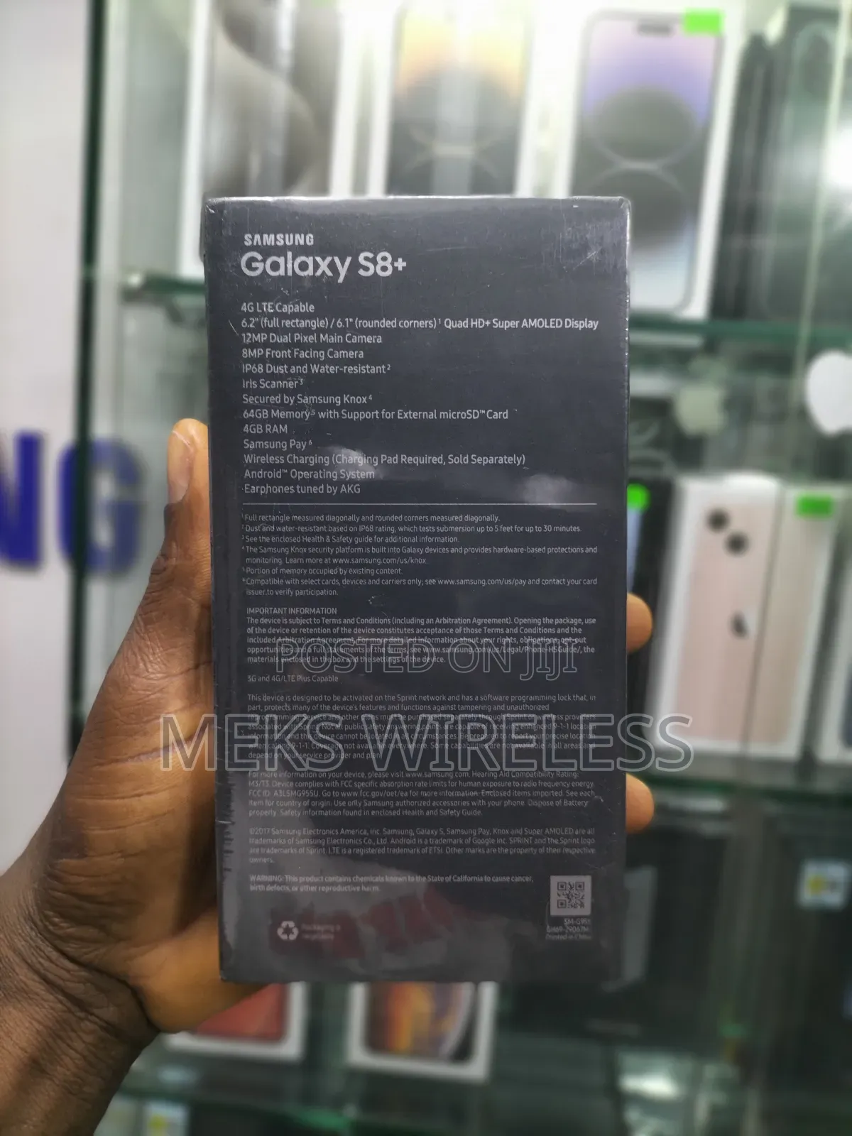 New Samsung Galaxy S8 Plus 64 GB Black