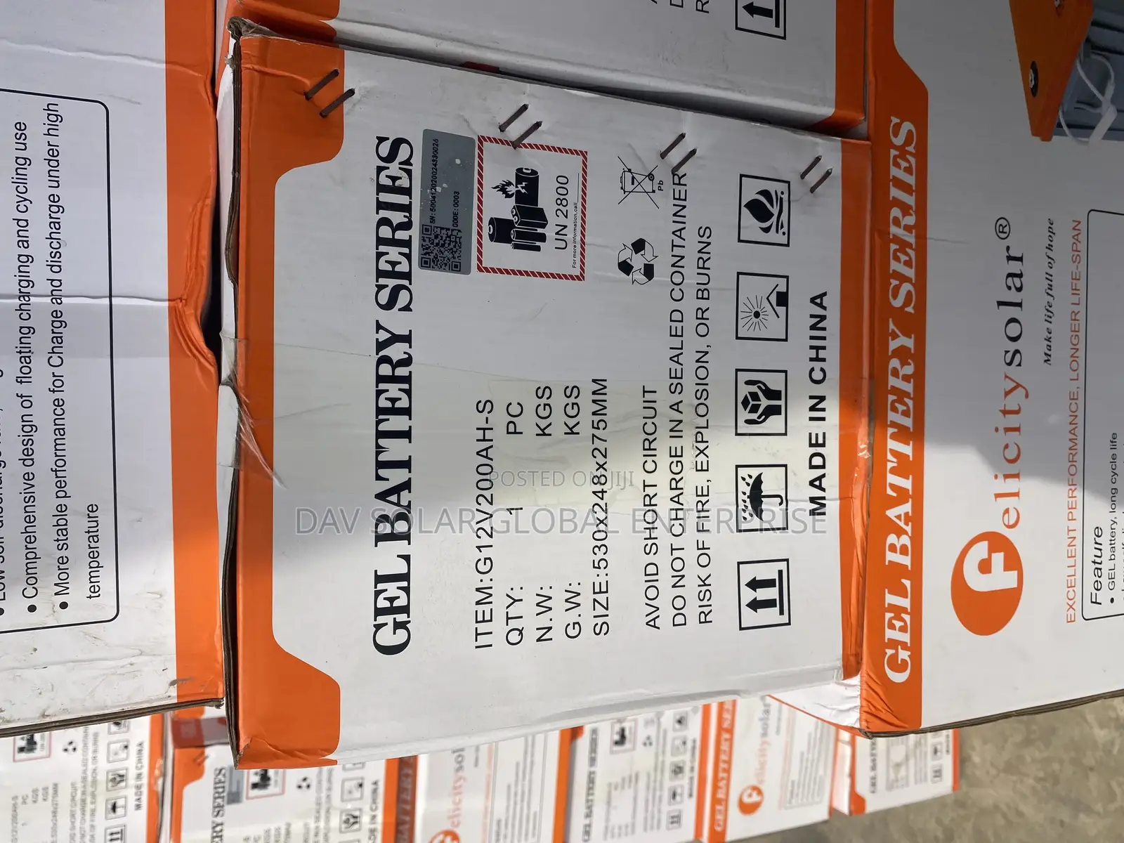 200ah Felicity Solar Battery