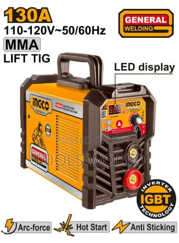 Ingco Inverter Mma/Tig Lift Welding Machine 130a