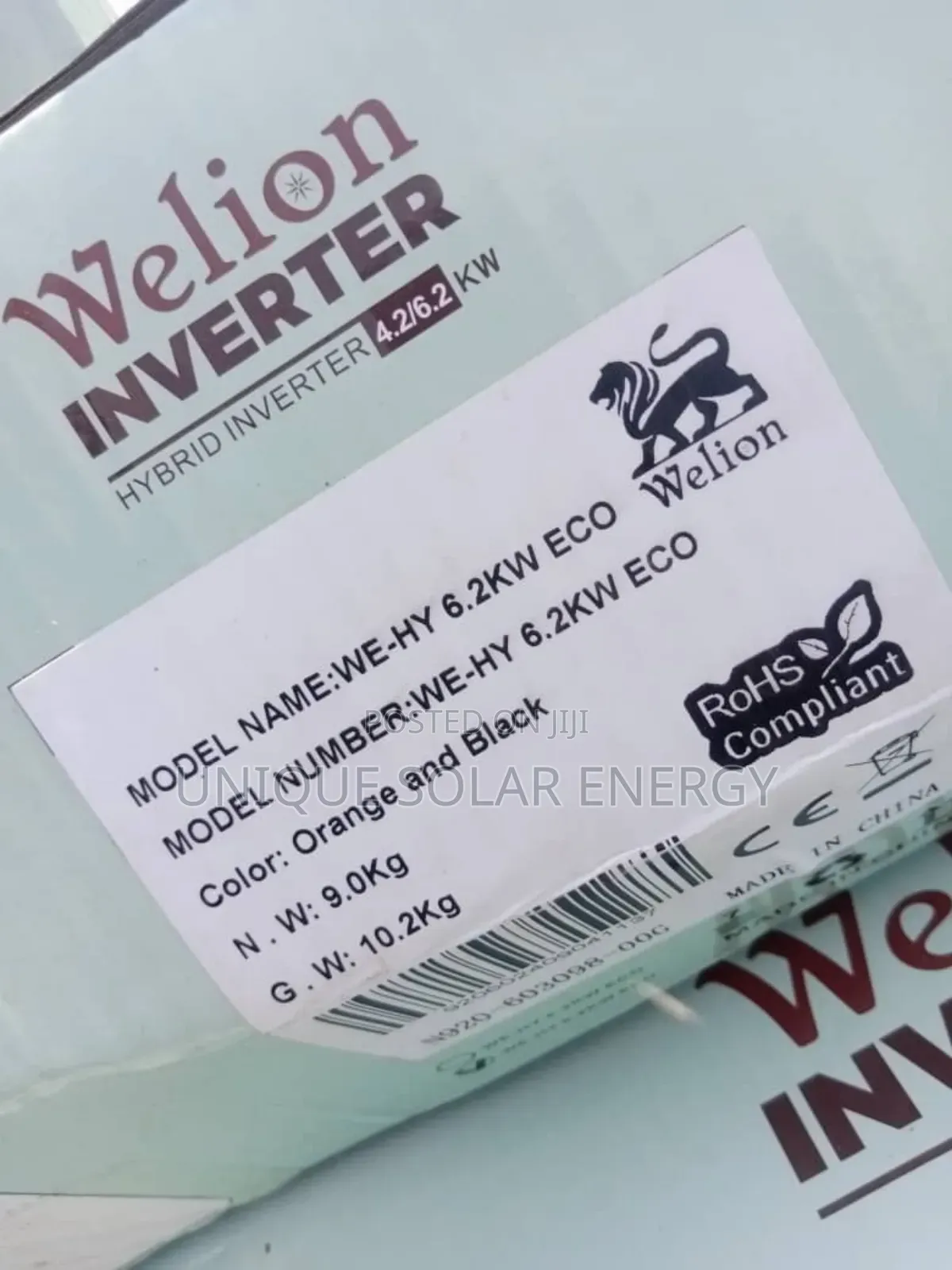 6.2kva Welion Hybrid Inverter