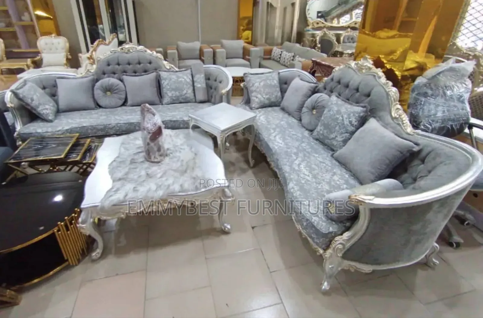 Premium Design, Turkish 8 Seaters Sofa Set Chairs.