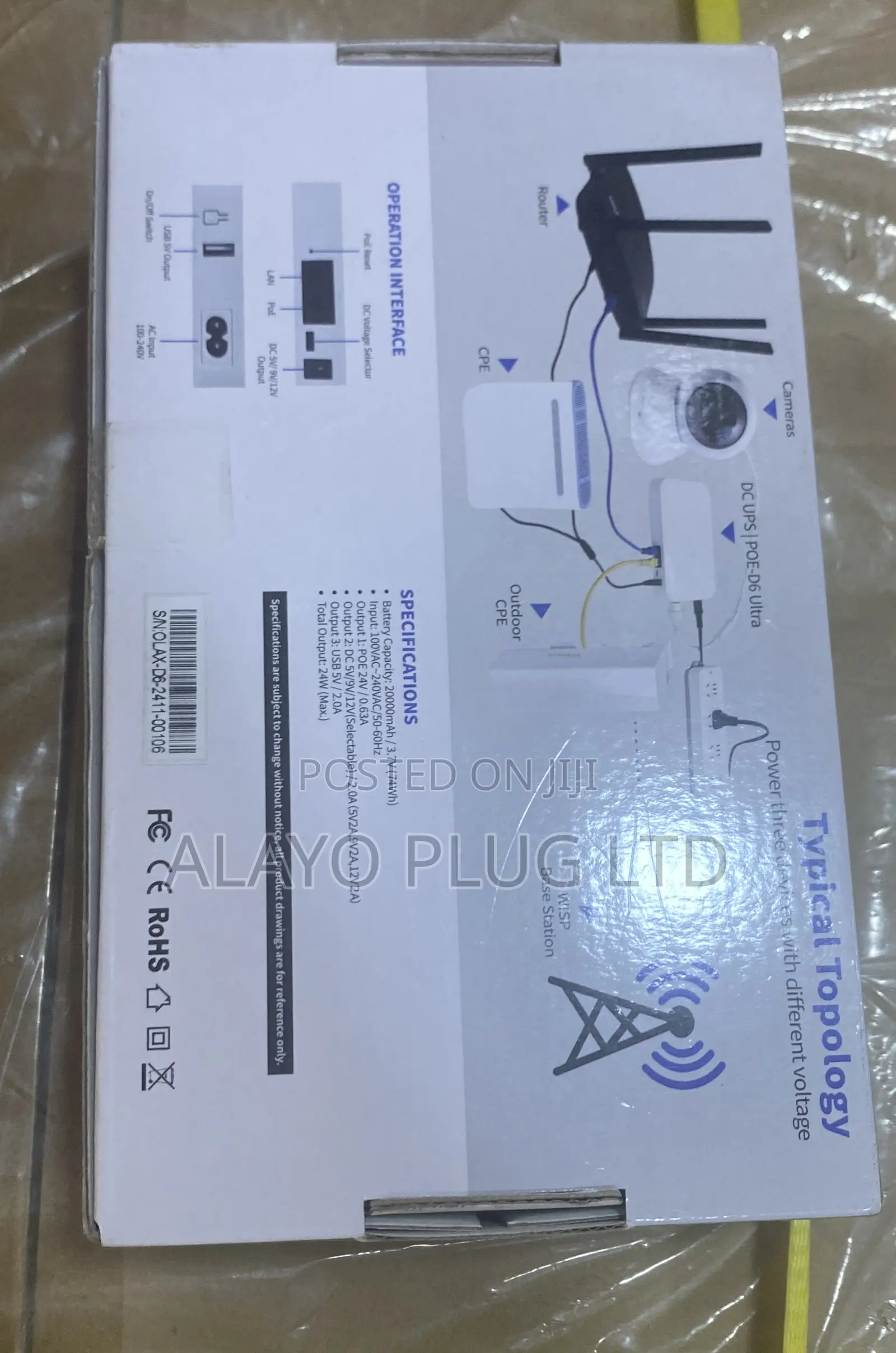 Olax Dc Ups Pro 24wat 20000mah