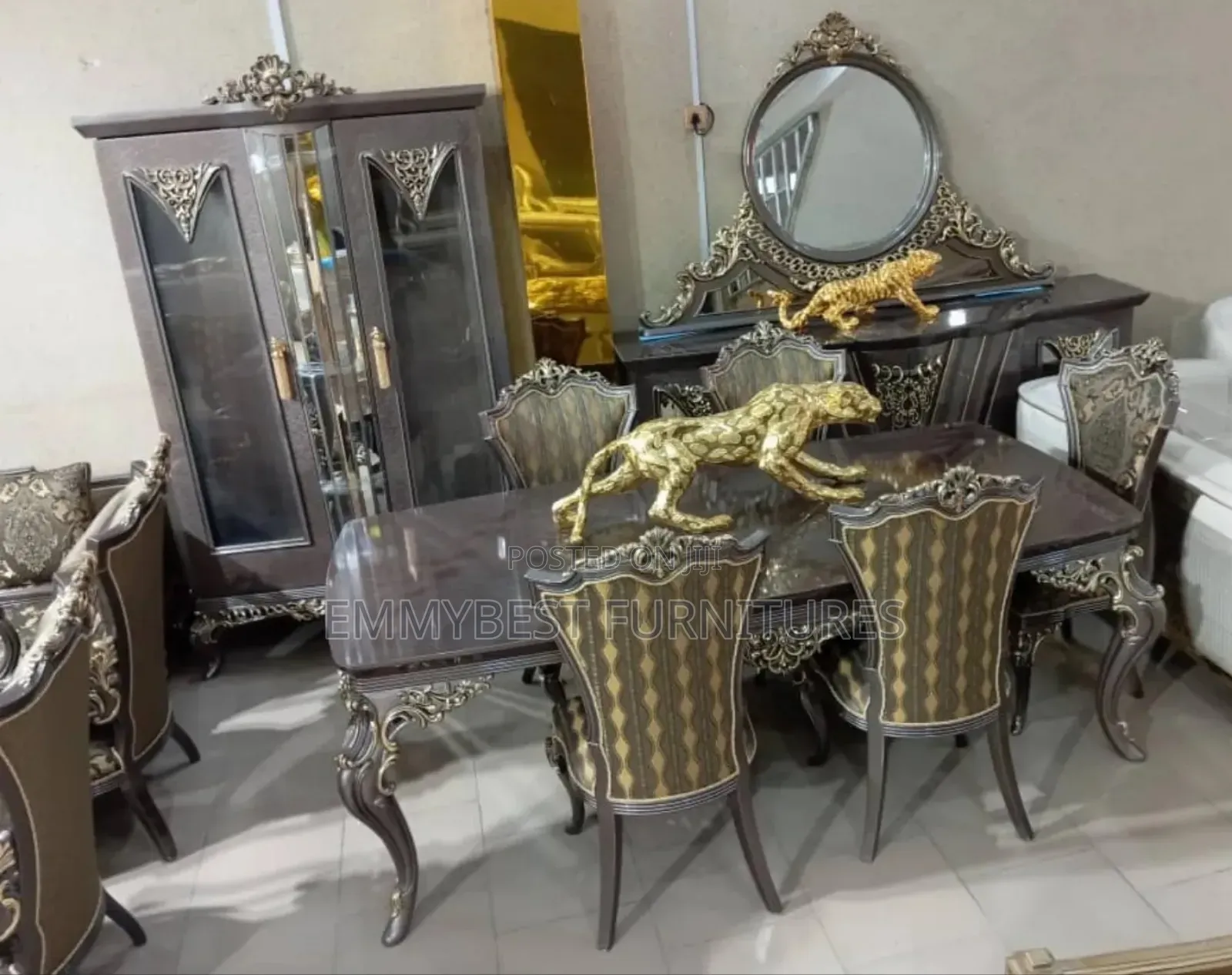 Complete 8 Seaters Turkish Chairs, Dinning, Bar Tv Stand.