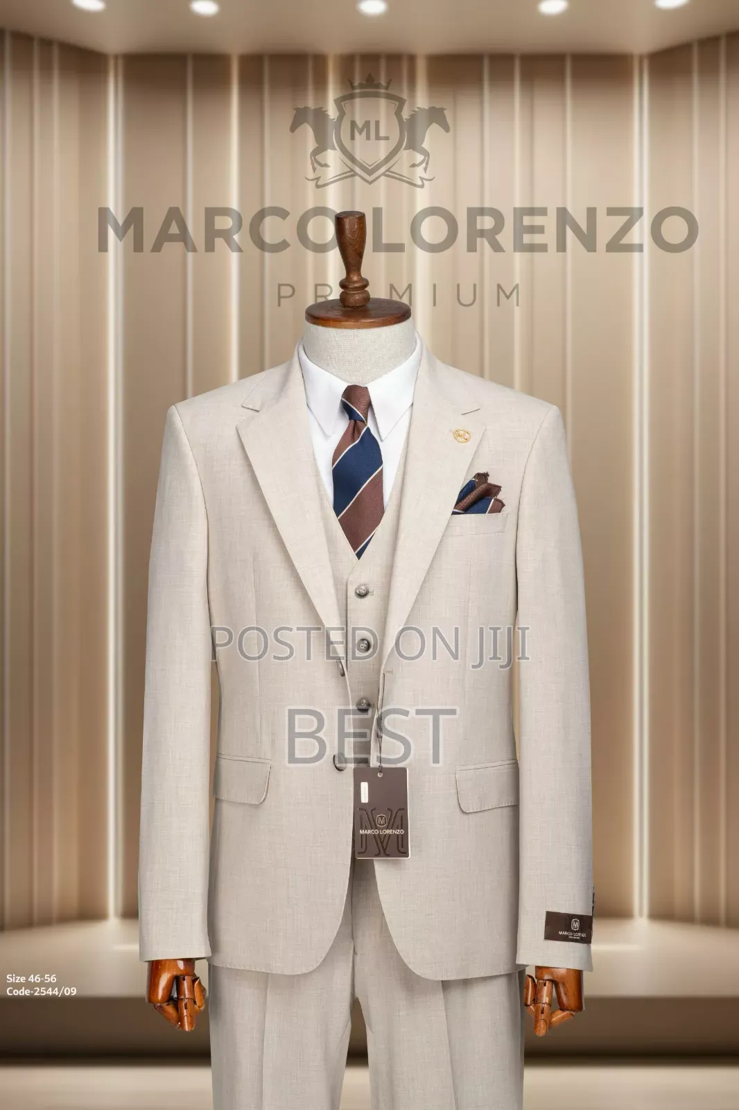 High Luxury Marco Loreno Turkish 3pis Suit for Men of Class