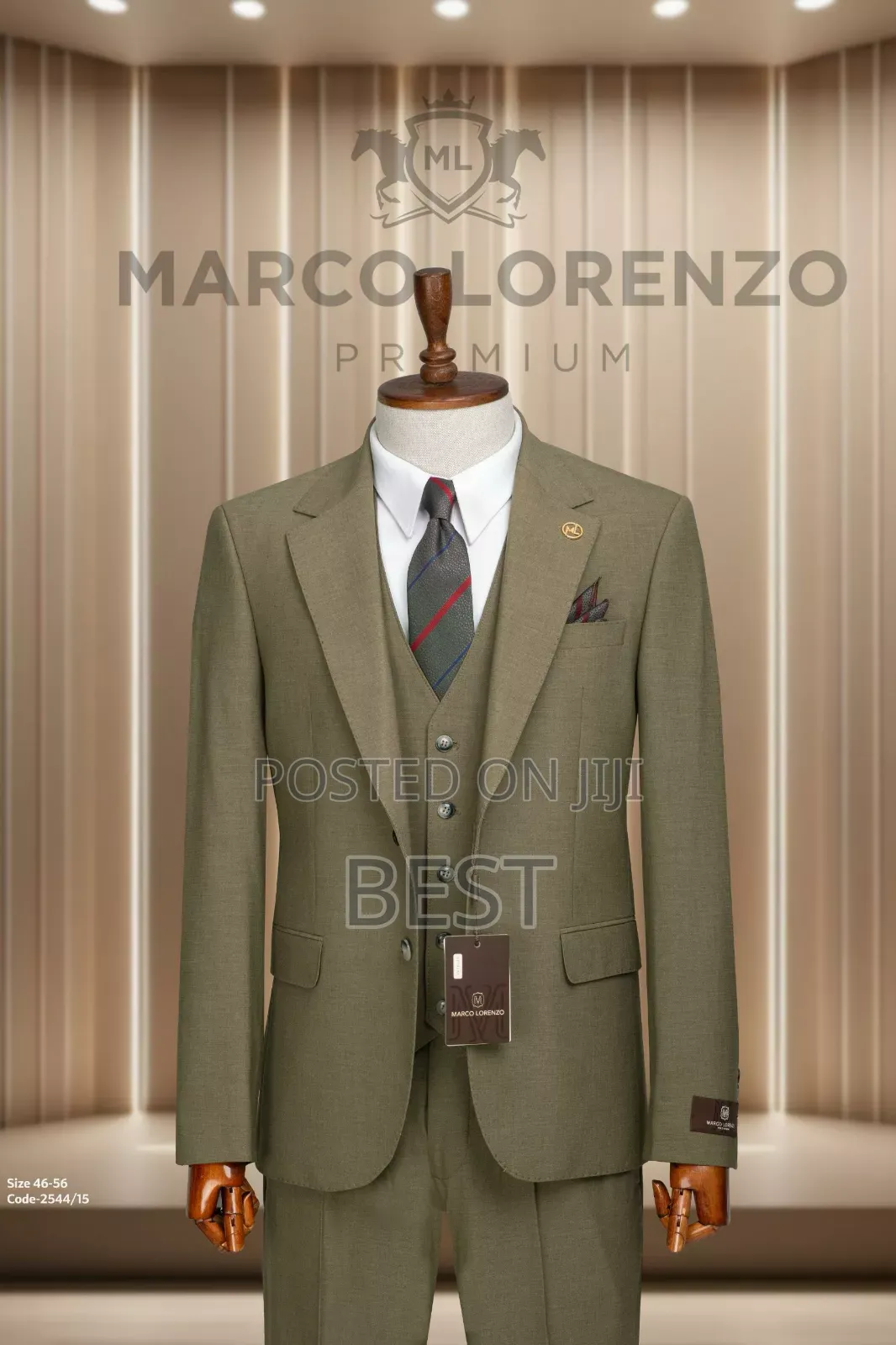 High Luxury Marco Loreno Turkish 3pis Suit for Men of Class